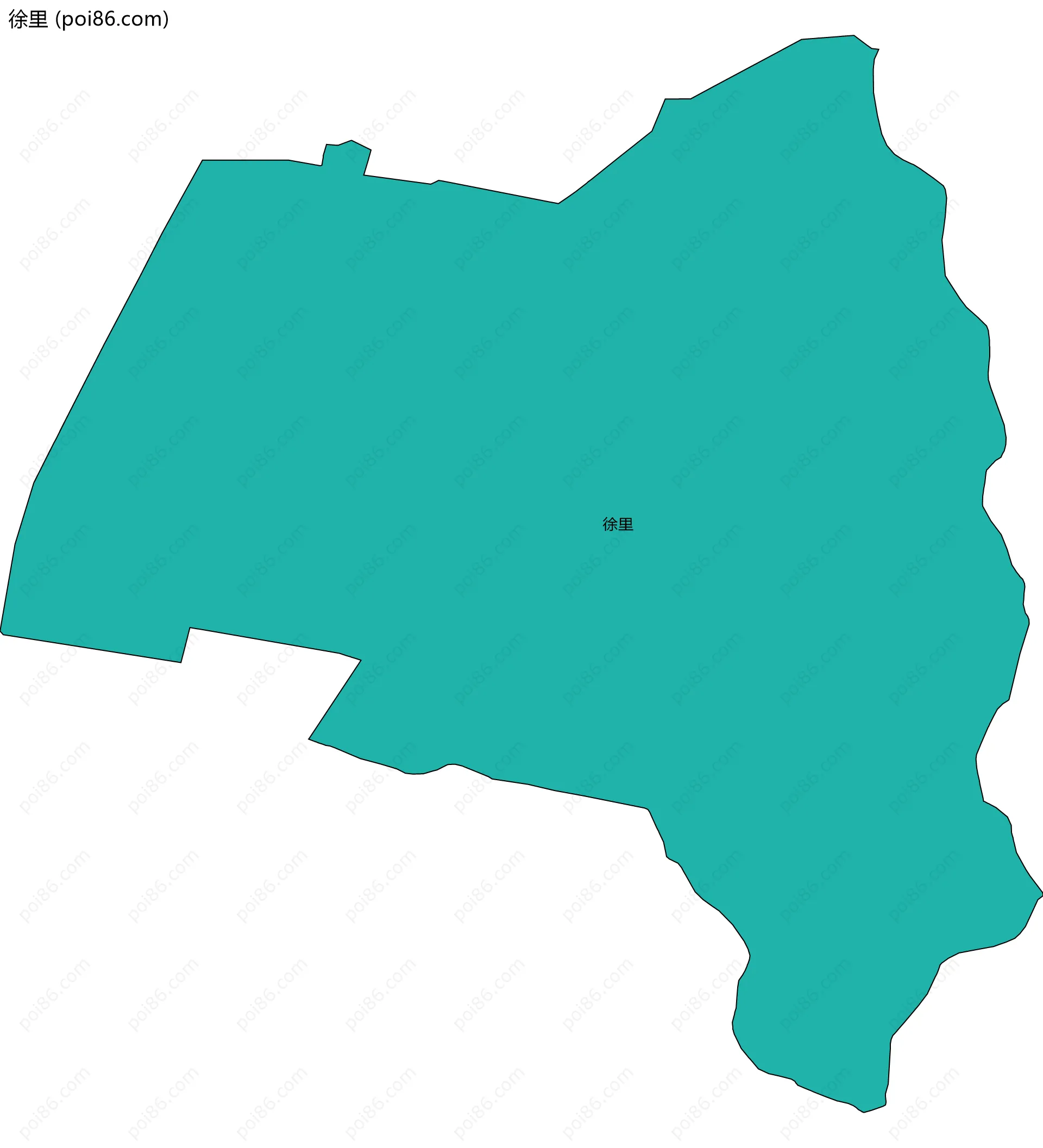 徐里边界地图