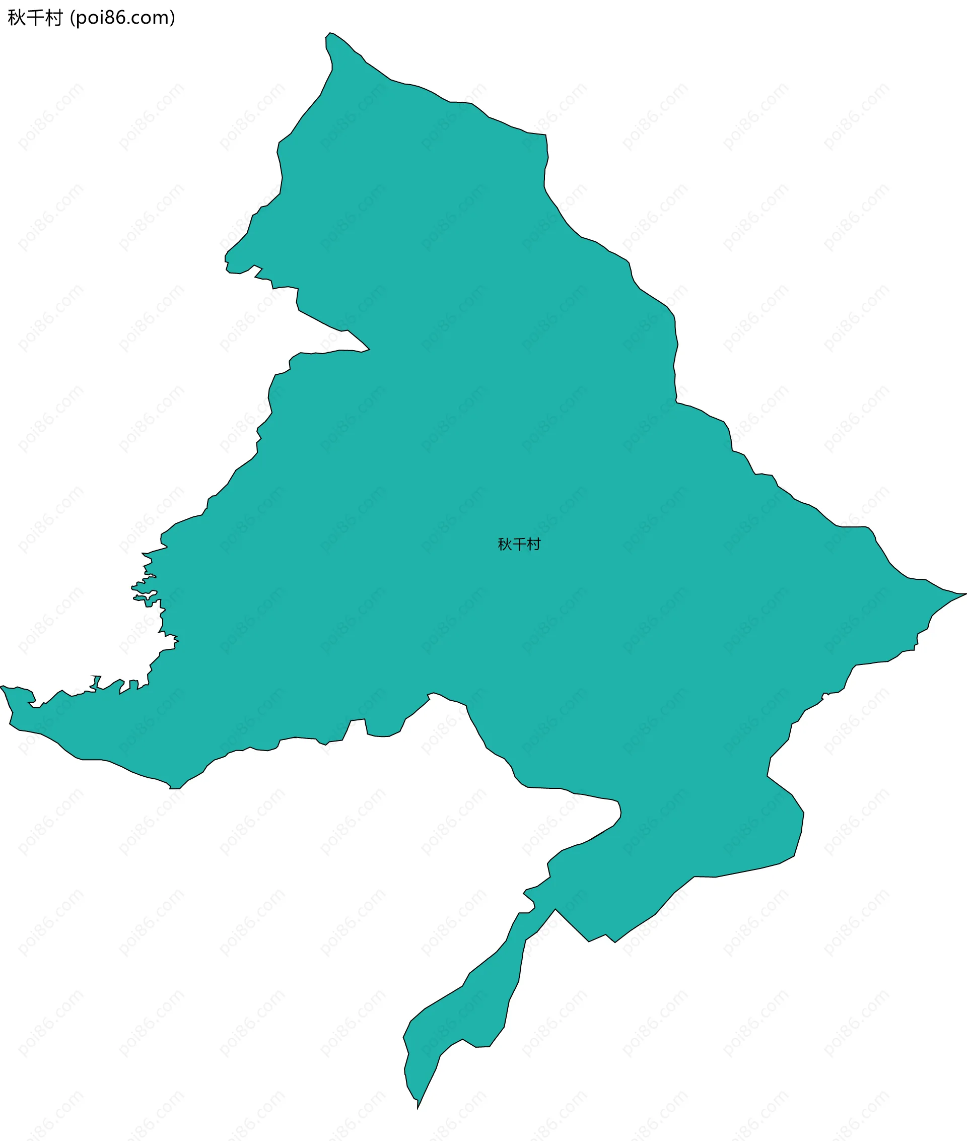 秋千村边界地图