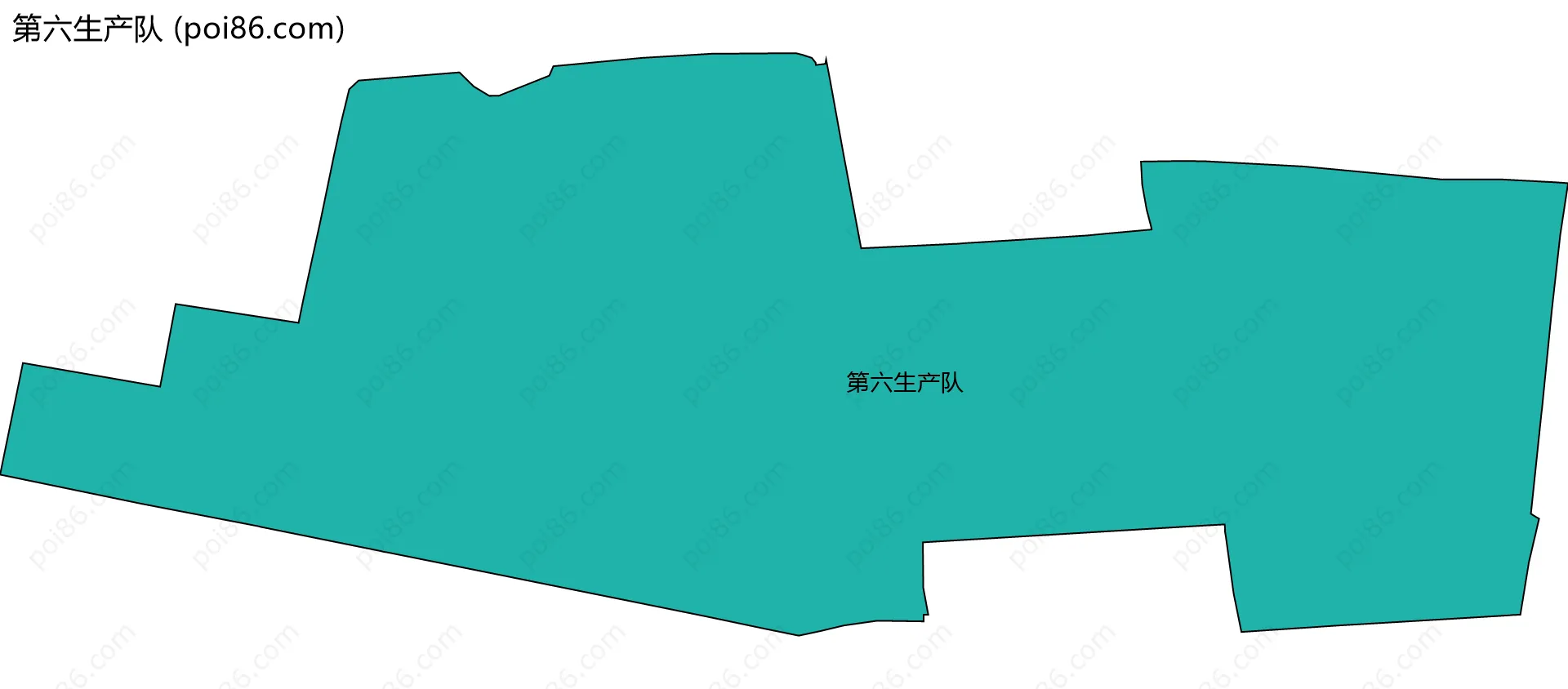 第六生产队边界地图