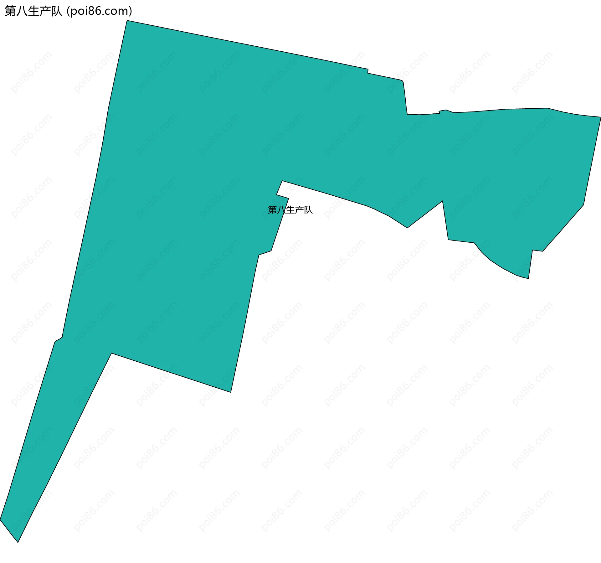 第八生产队边界地图