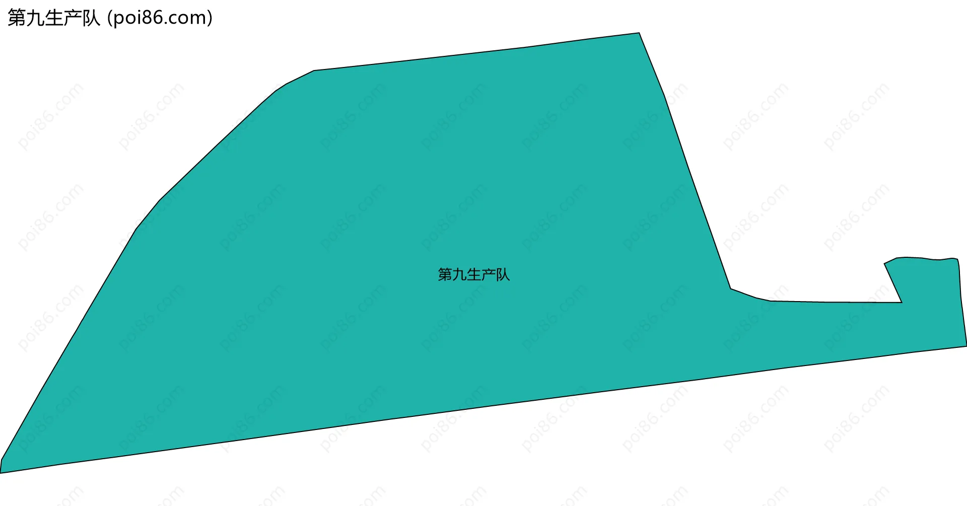 第九生产队边界地图