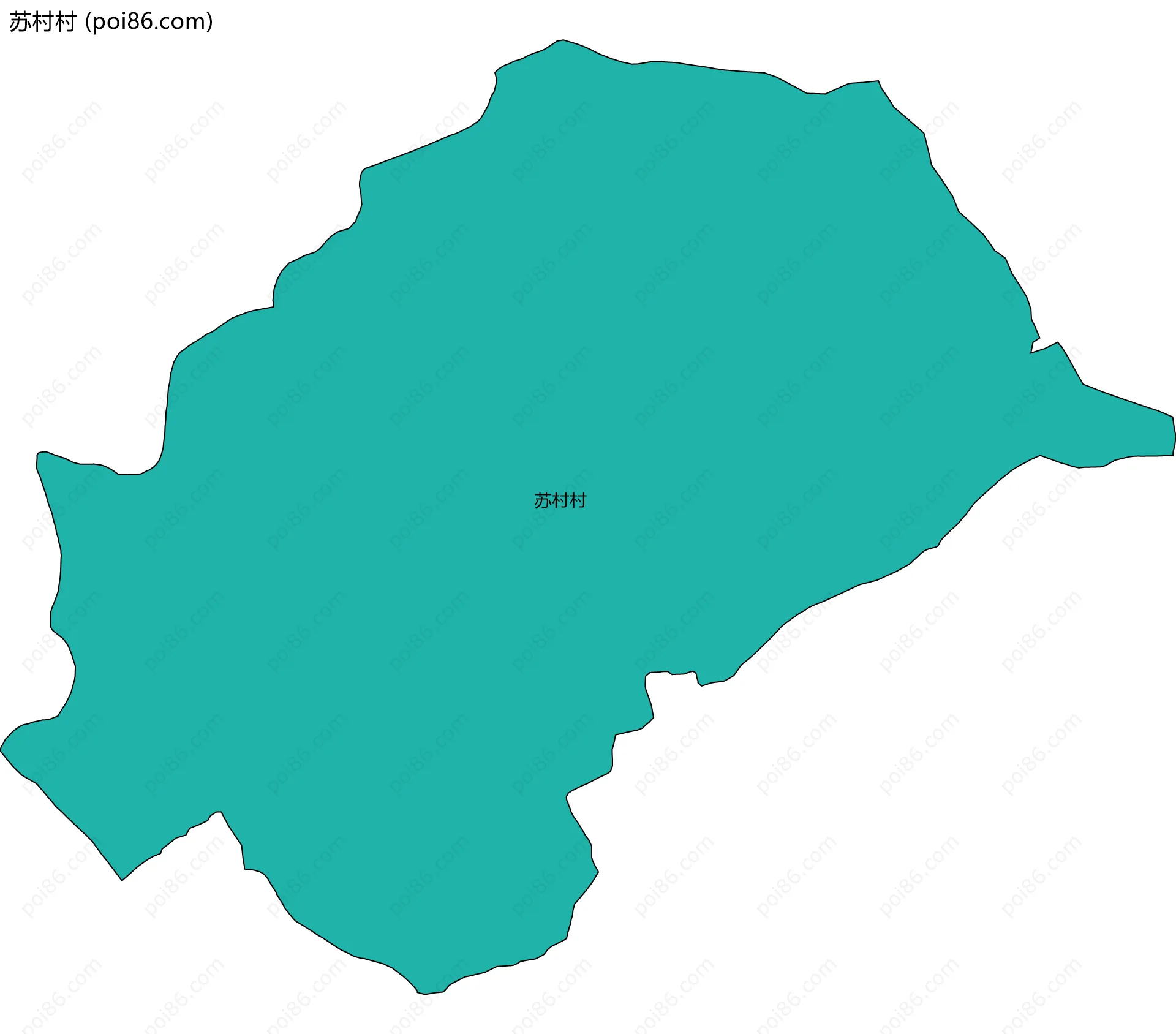 苏村村边界地图