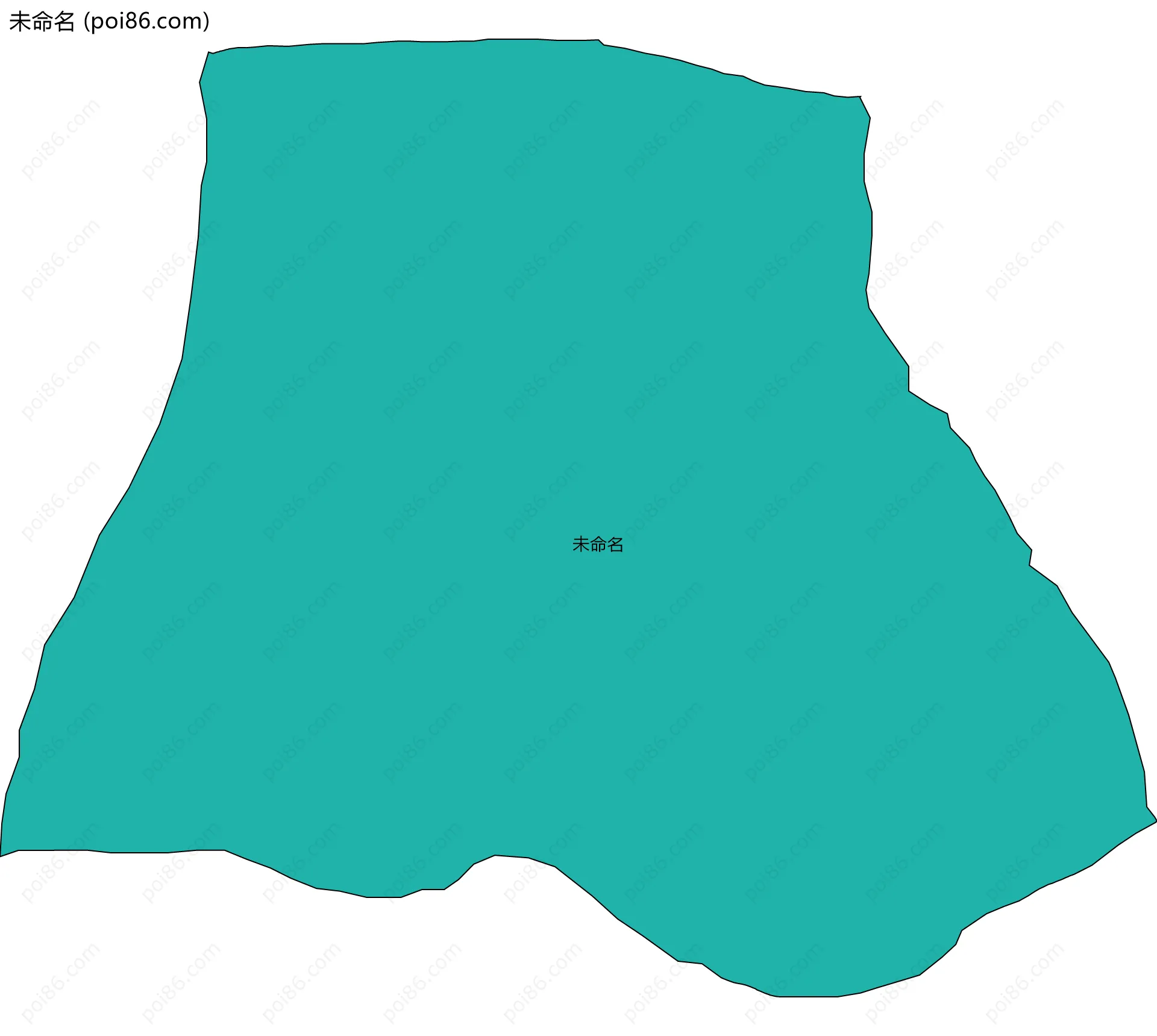 未命名边界地图