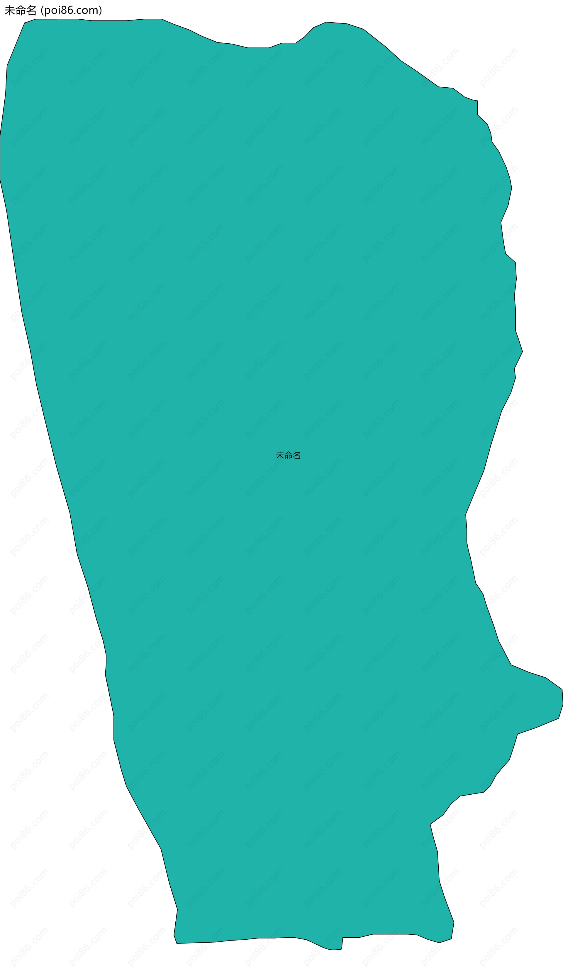 未命名边界地图