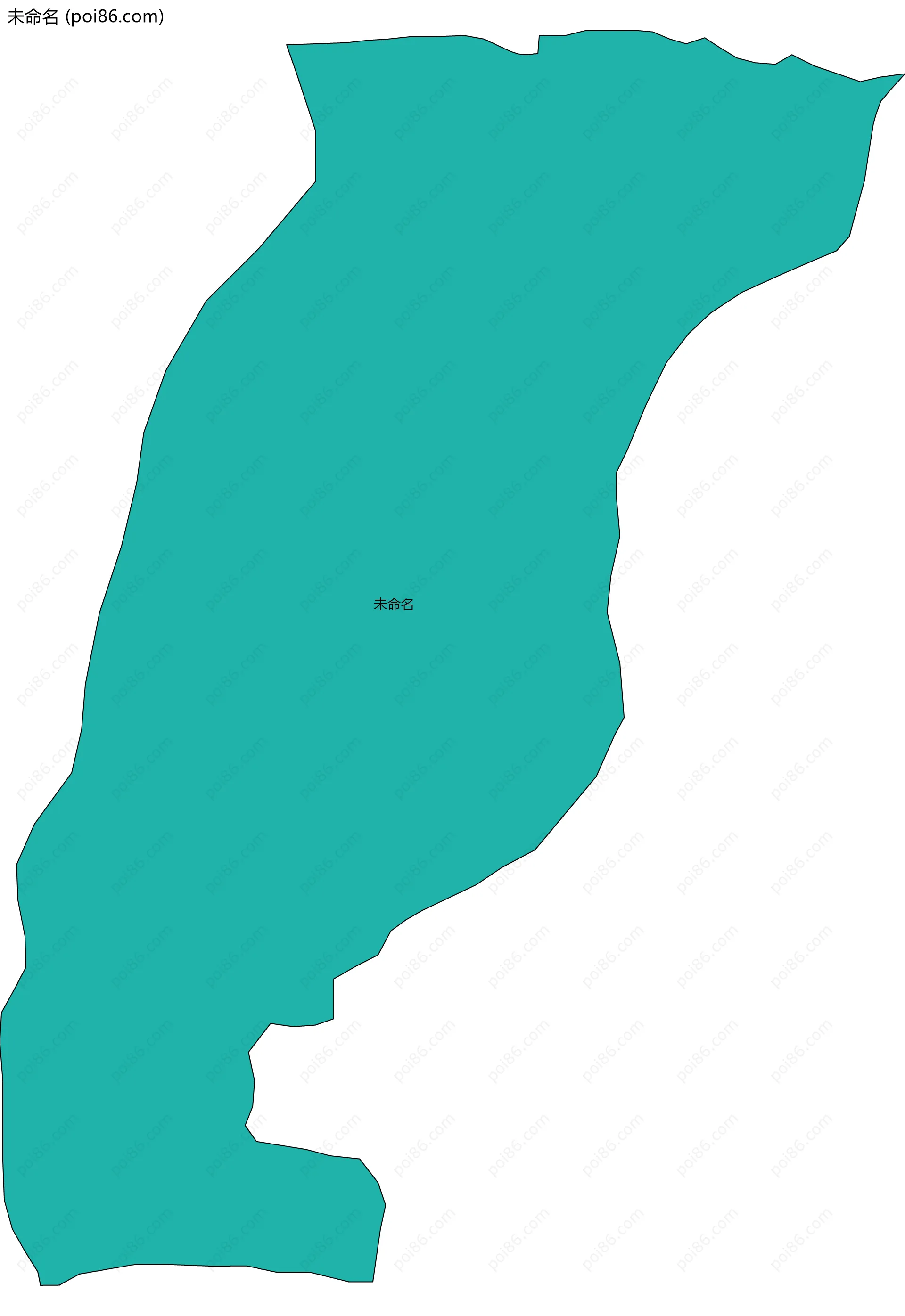 未命名边界地图