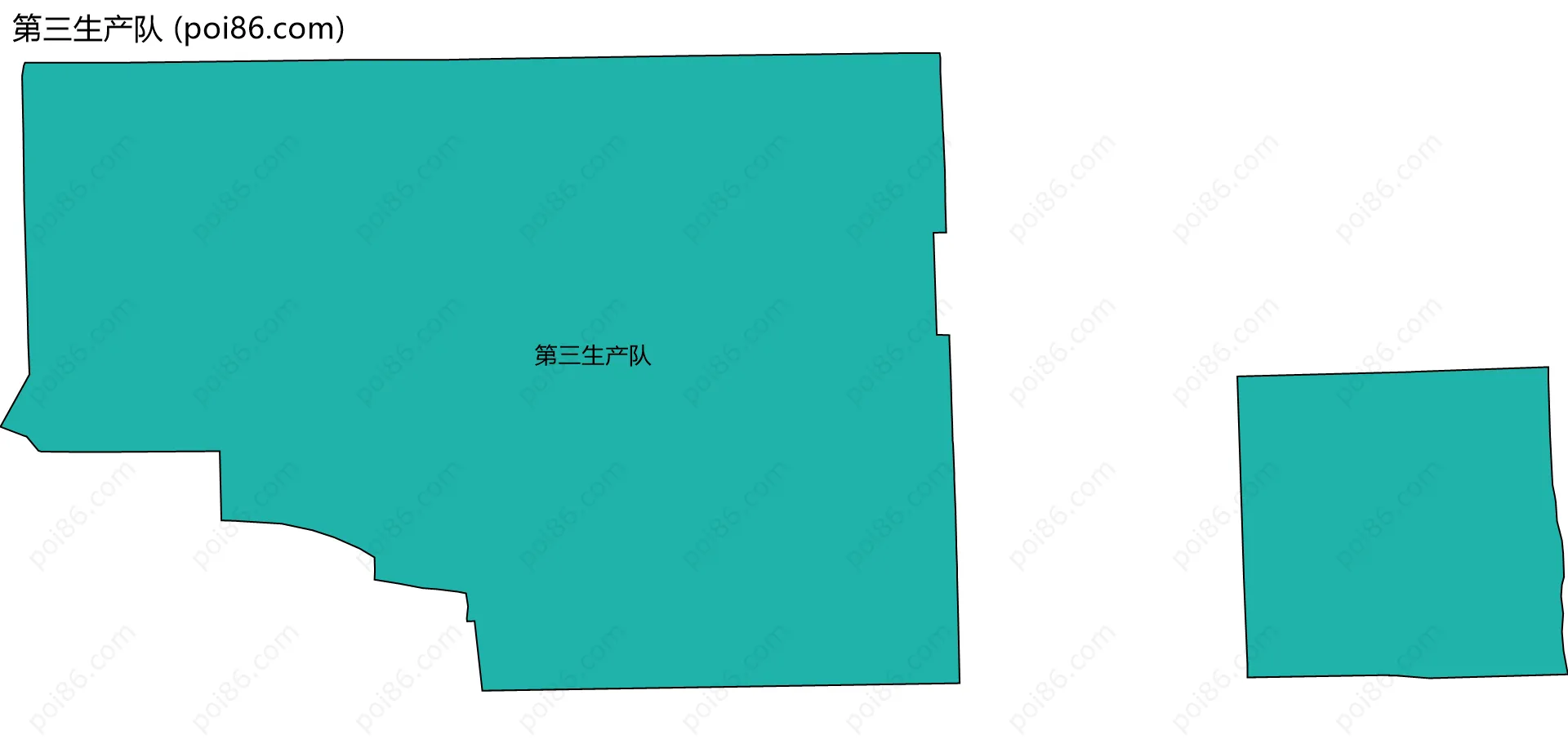 第三生产队边界地图