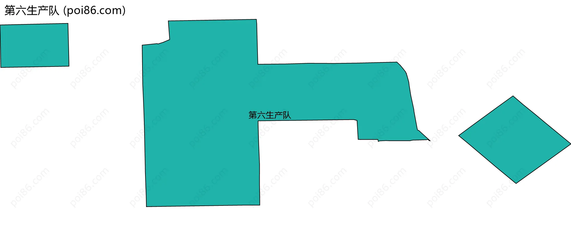 第六生产队边界地图