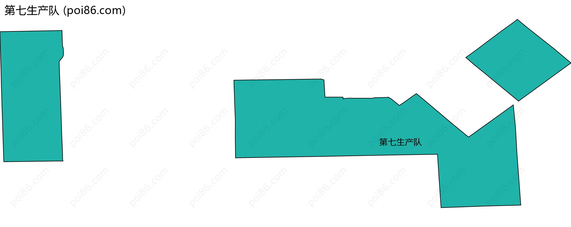 第七生产队边界地图