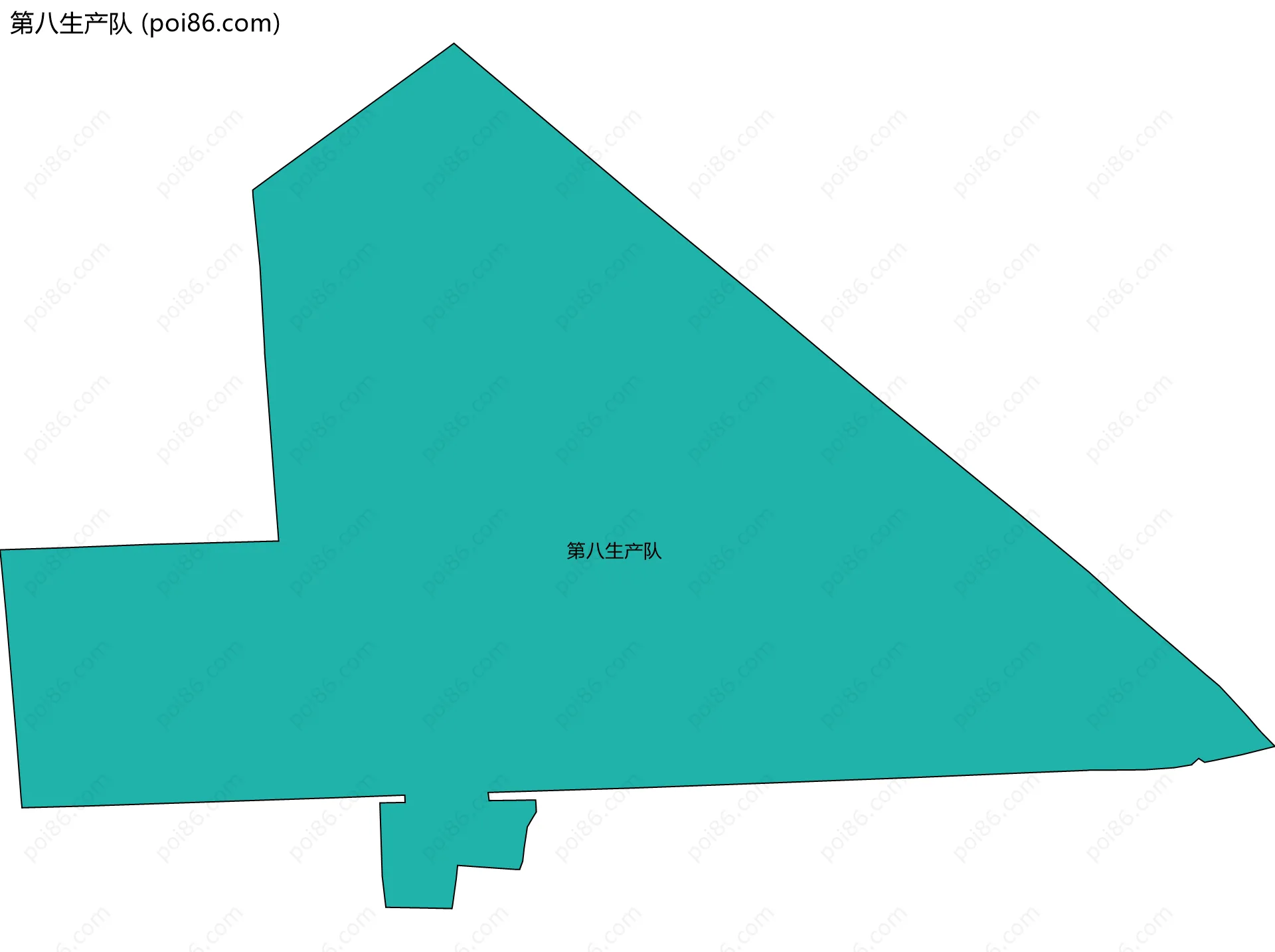 第八生产队边界地图