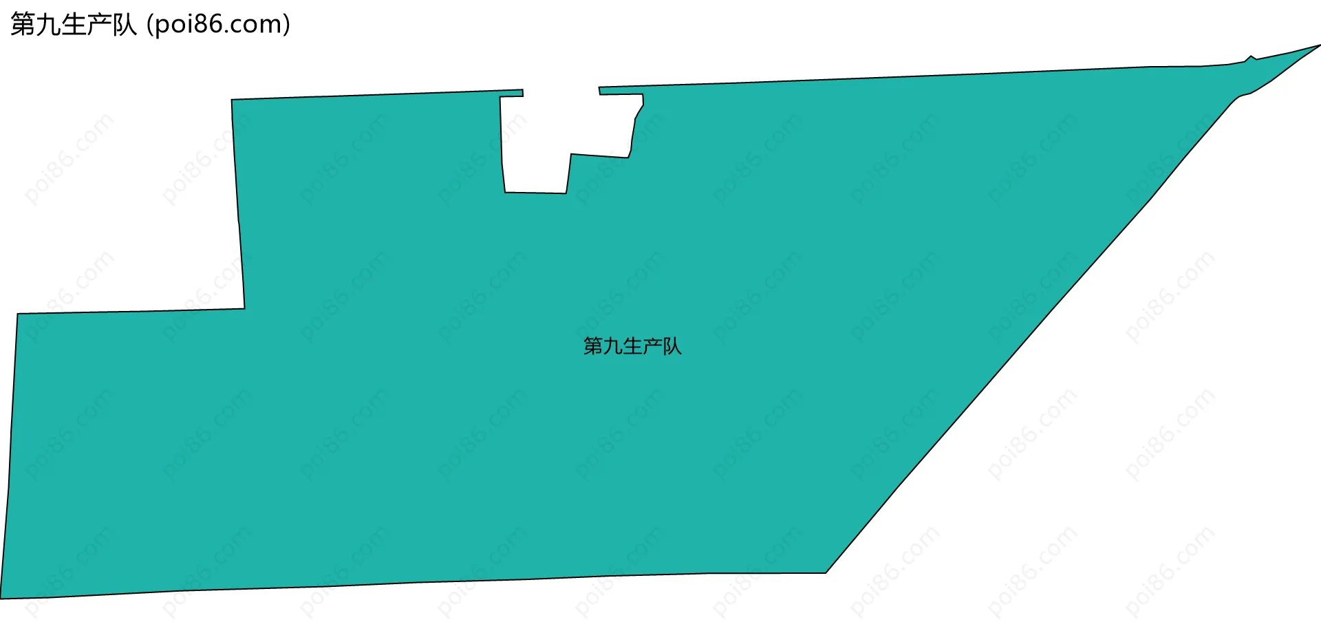 第九生产队边界地图