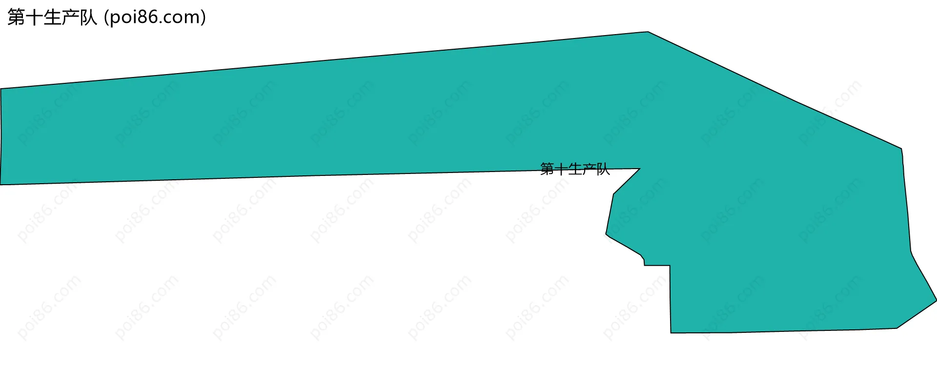 第十生产队边界地图