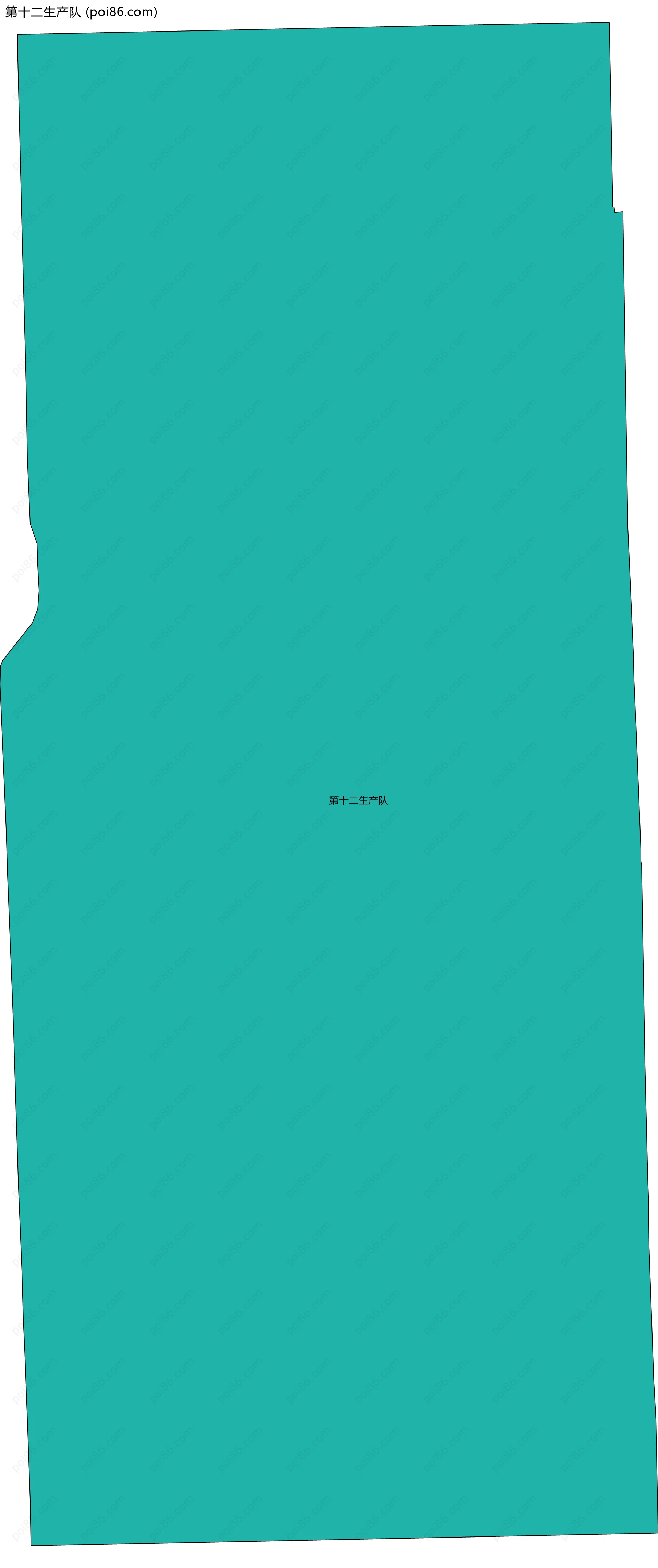 第十二生产队边界地图