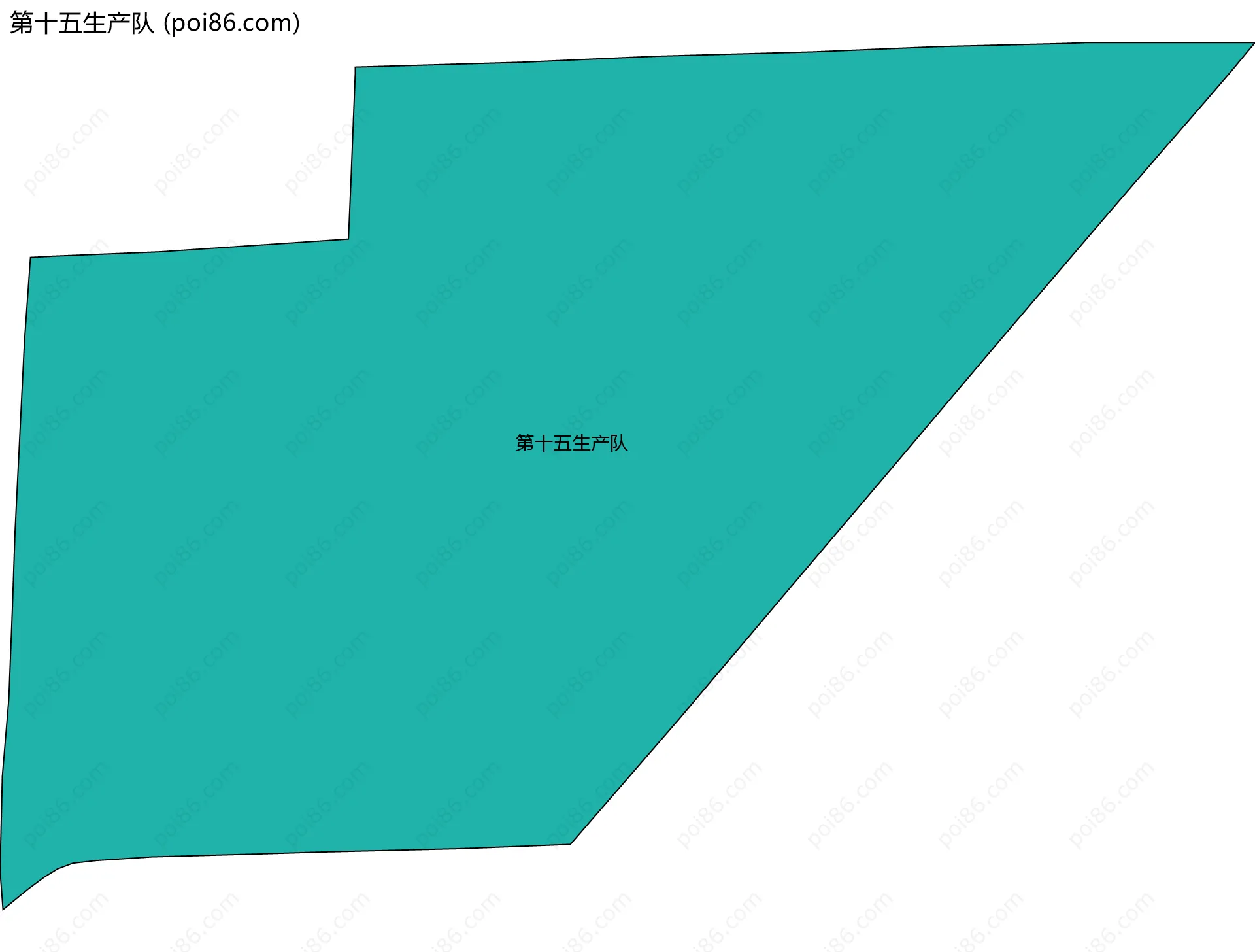 第十五生产队边界地图