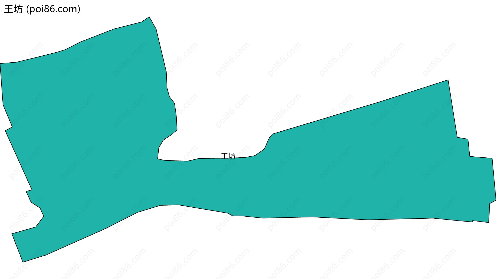 王坊边界地图