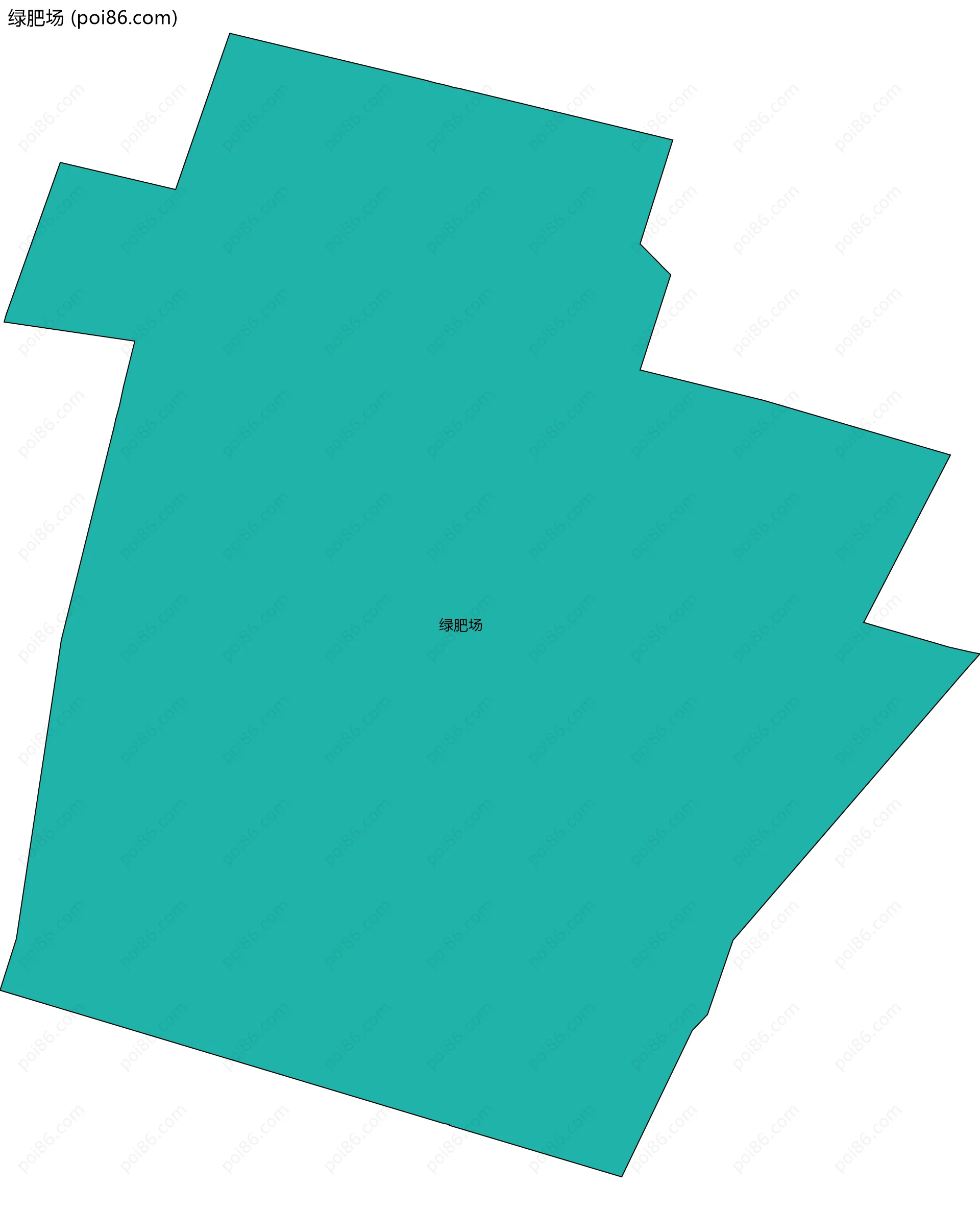 绿肥场边界地图