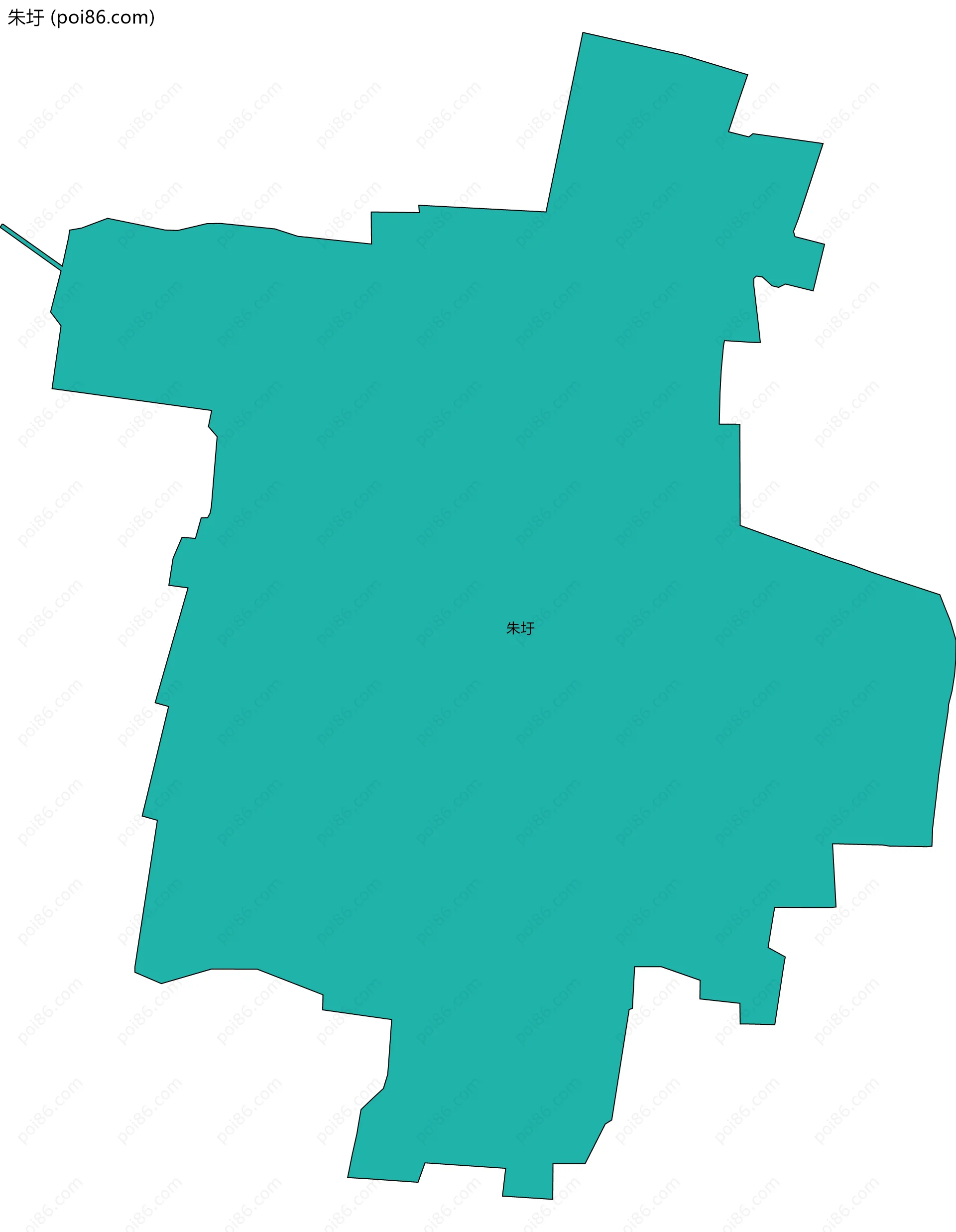 朱圩边界地图