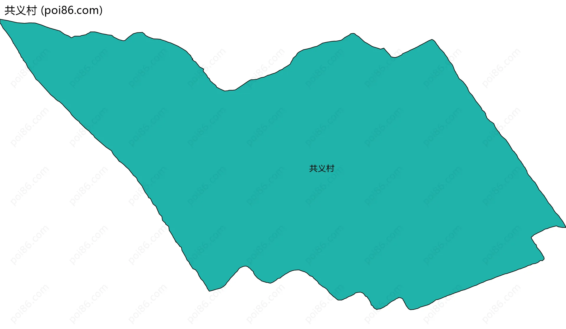共义村边界地图