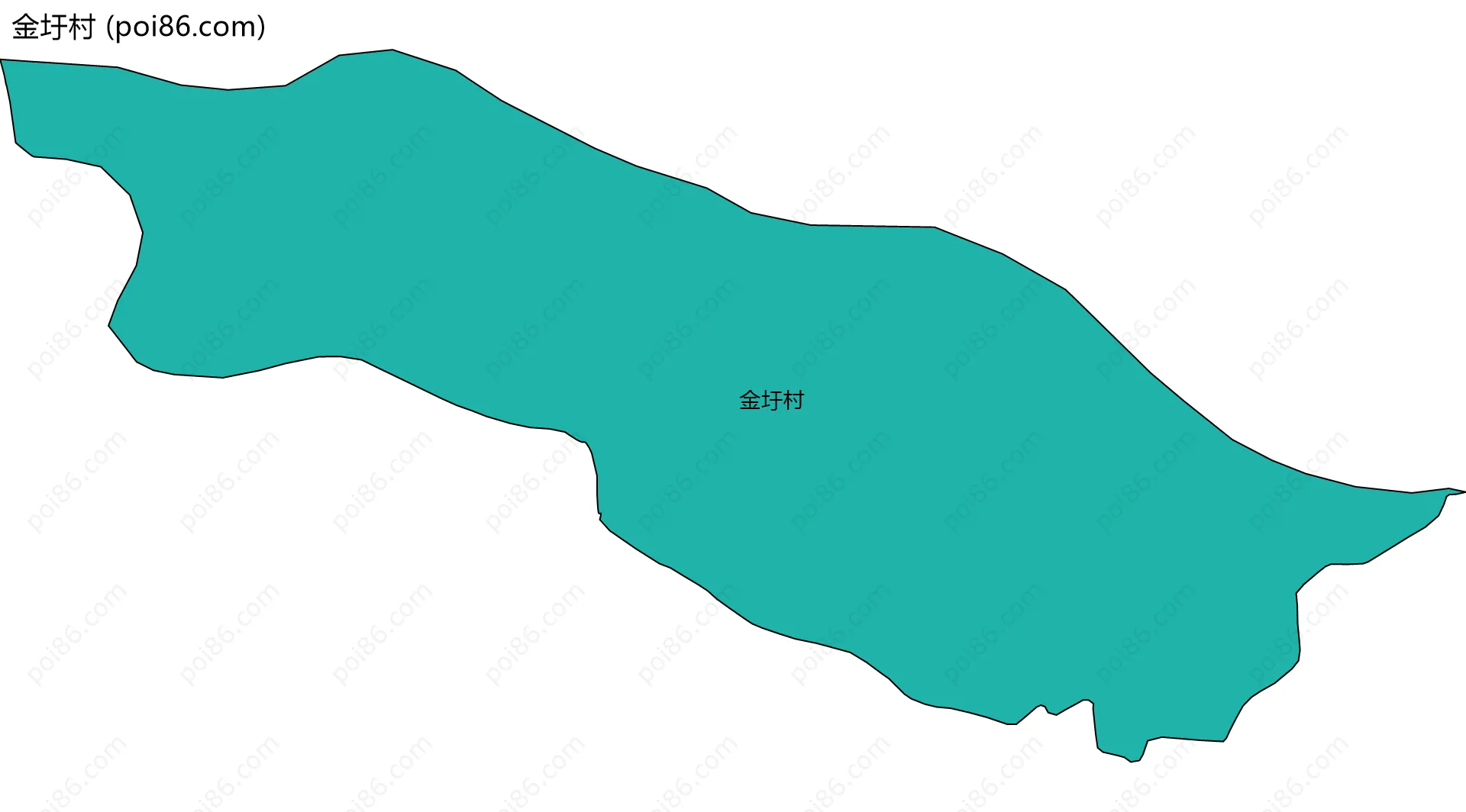 金圩村边界地图