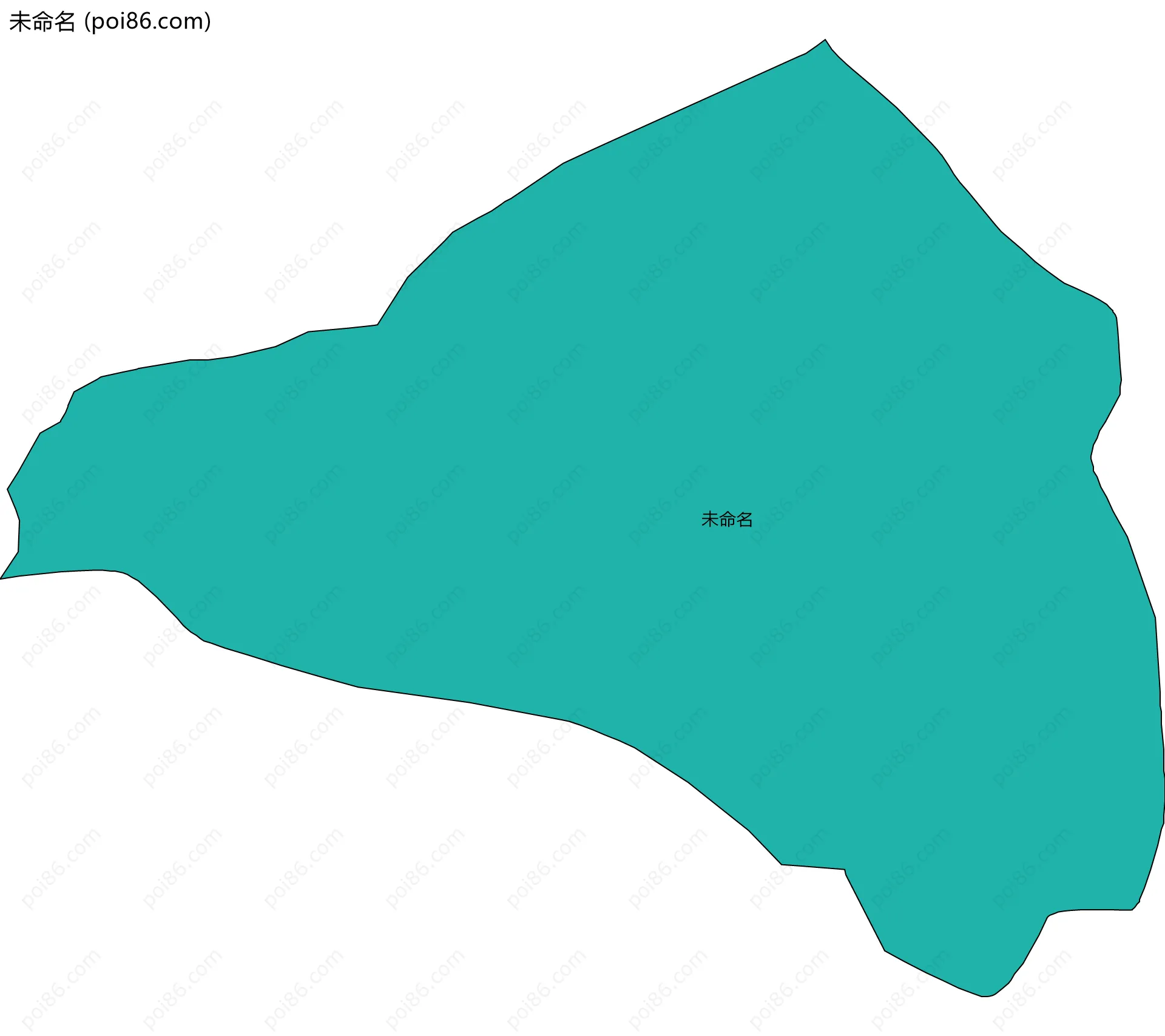 未命名边界地图