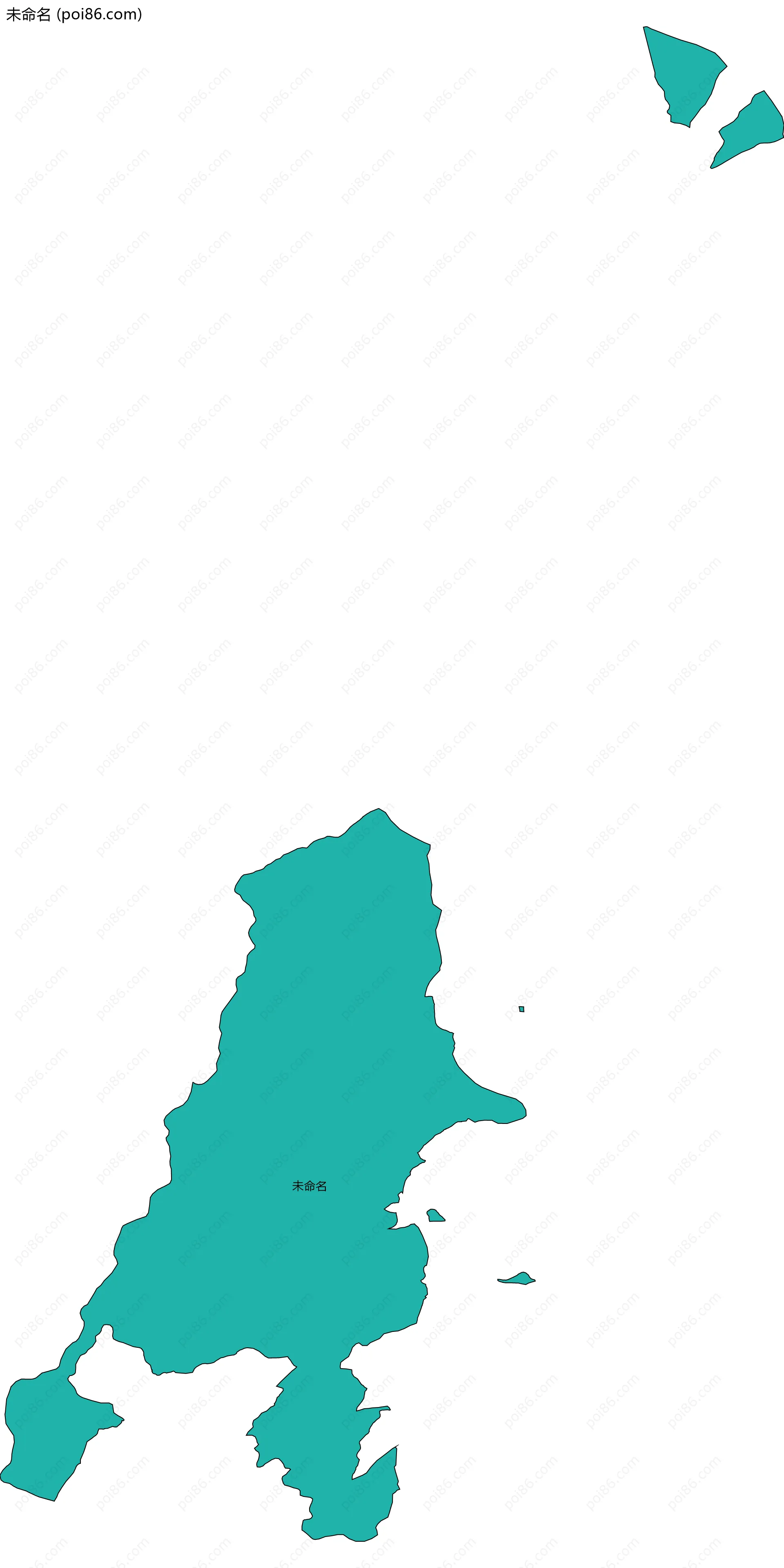 未命名边界地图