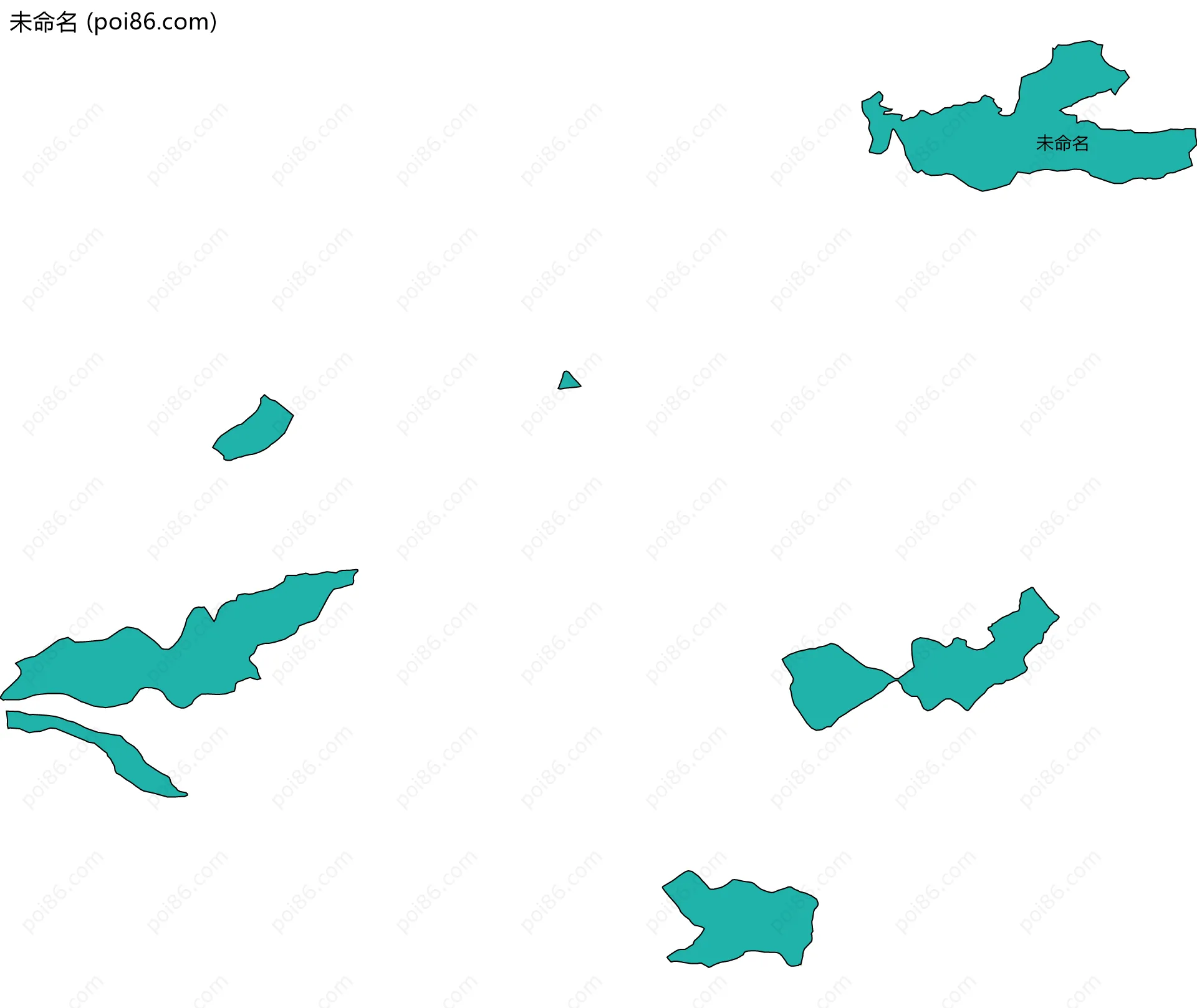 未命名边界地图