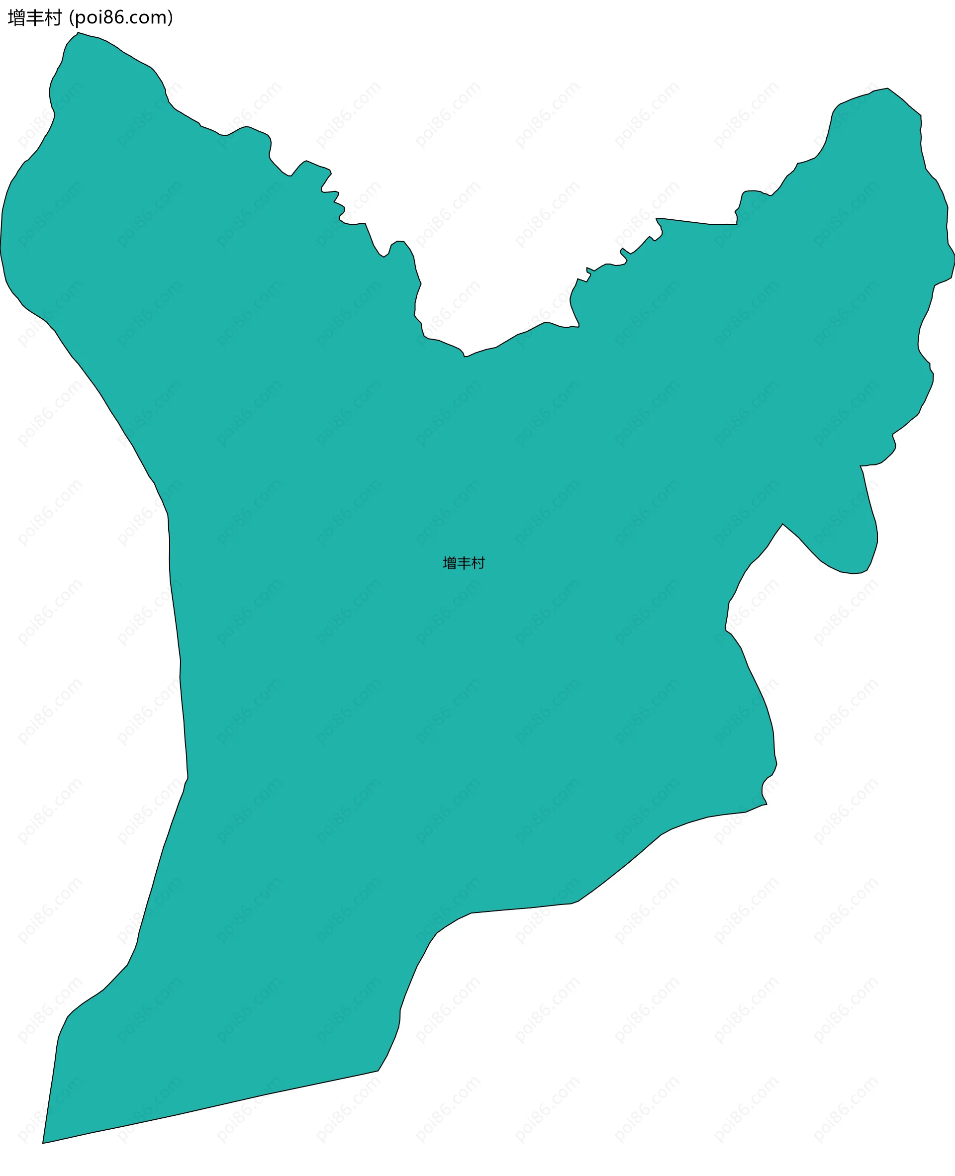 增丰村边界地图