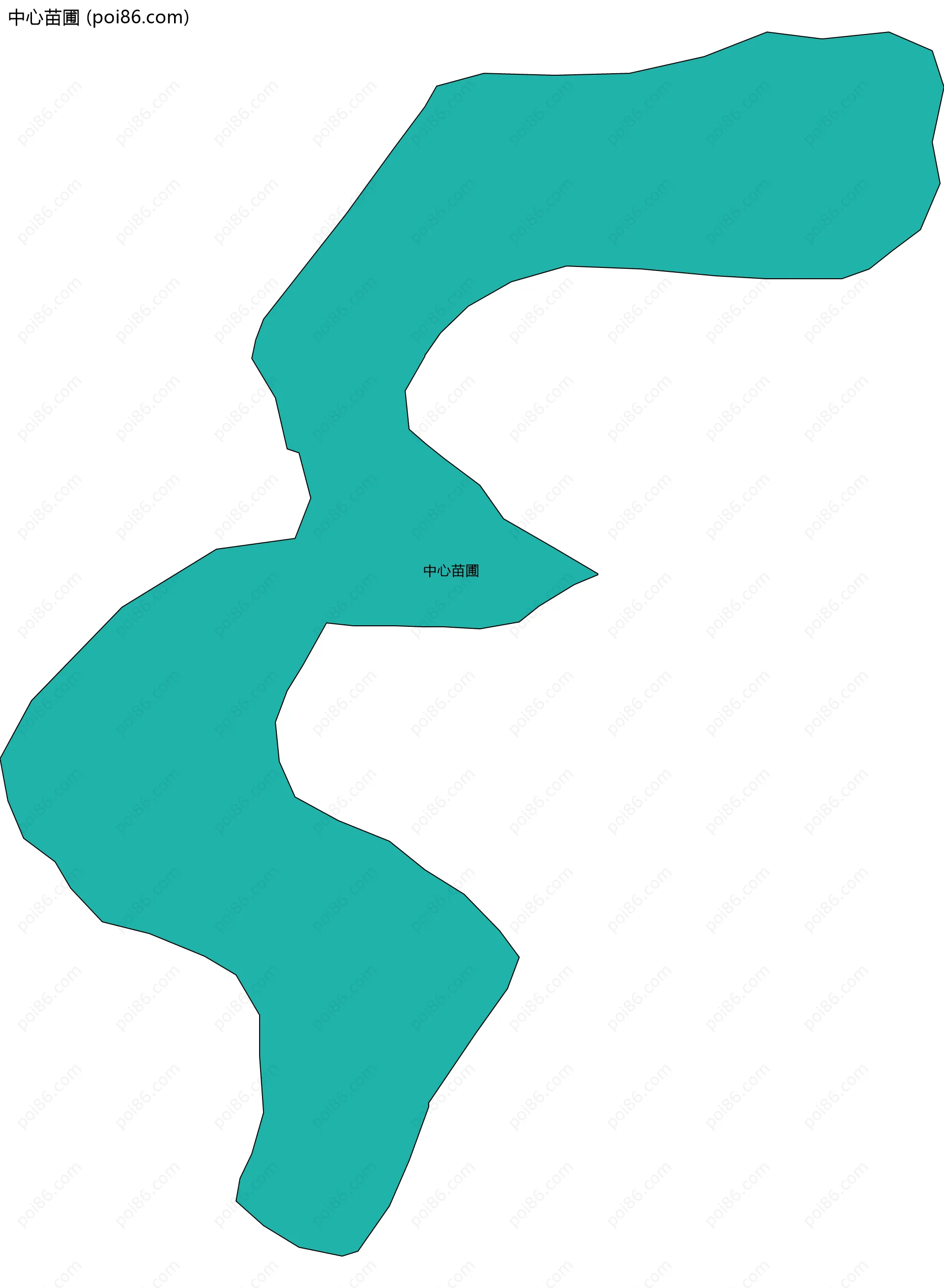 中心苗圃边界地图