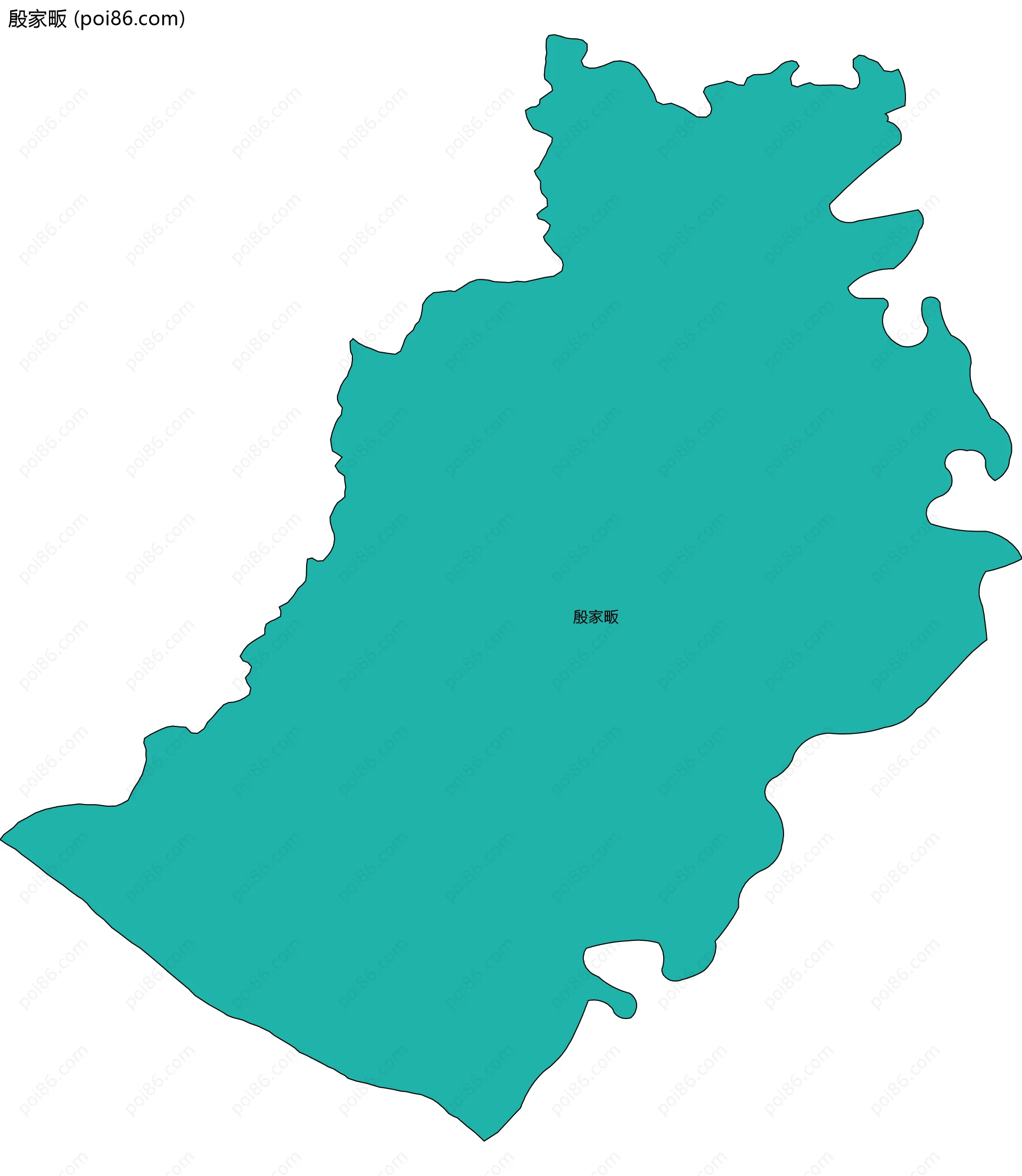 殷家畈边界地图