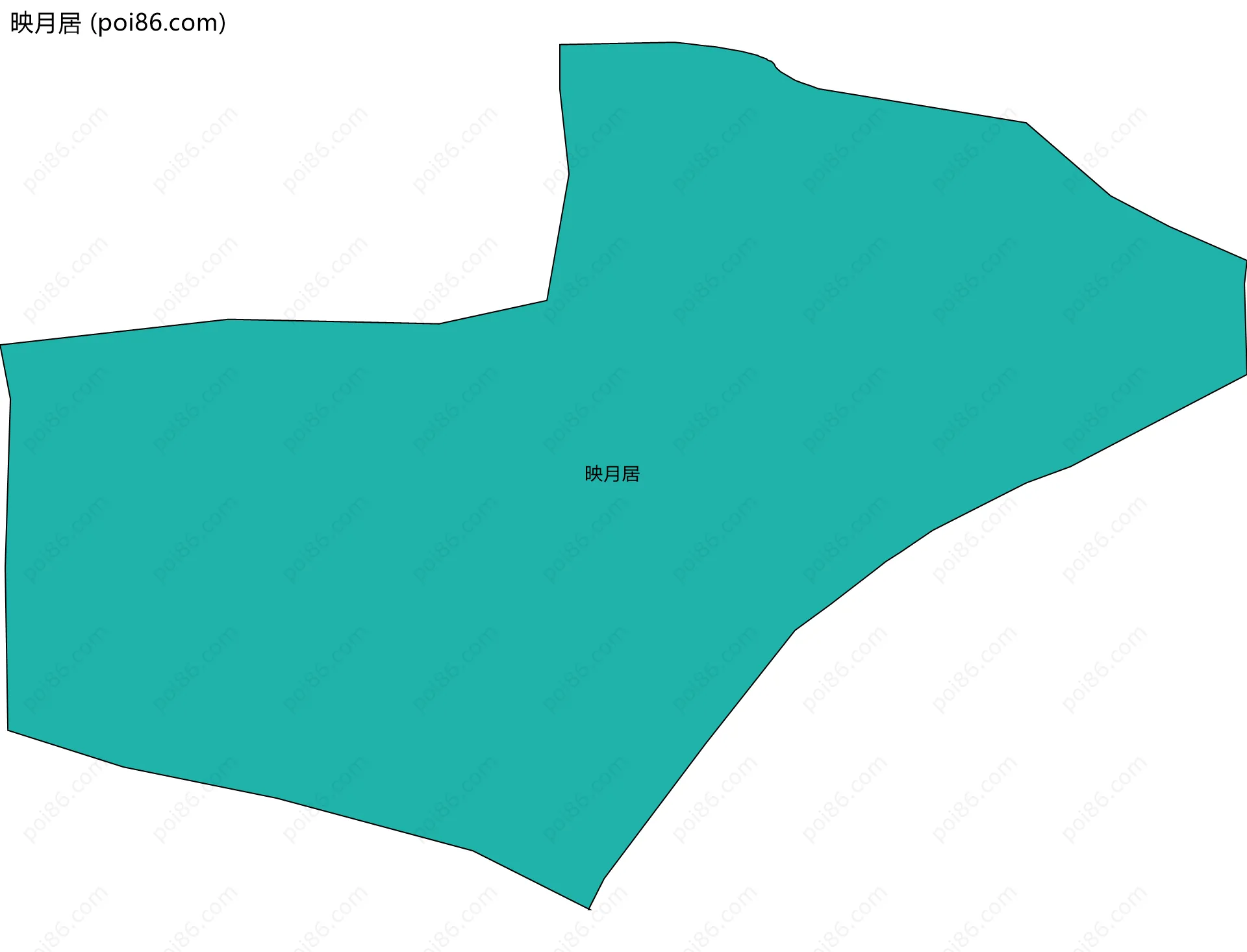 映月居边界地图