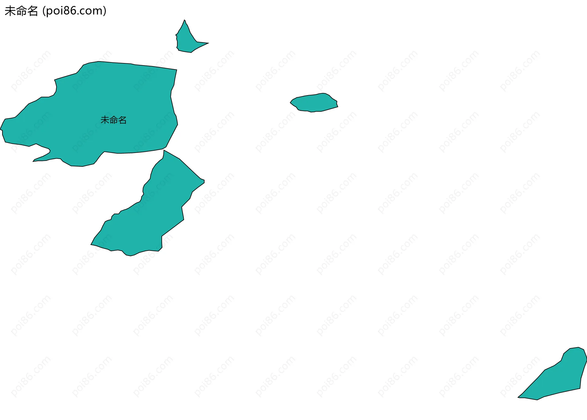 未命名边界地图