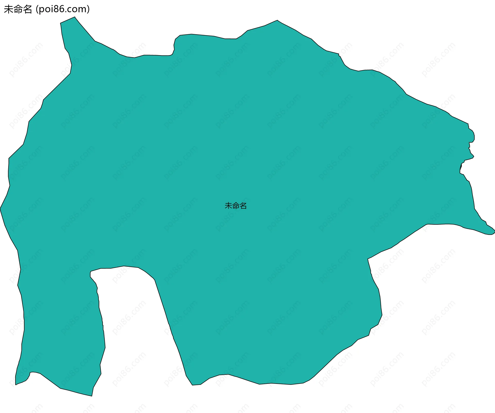 未命名边界地图