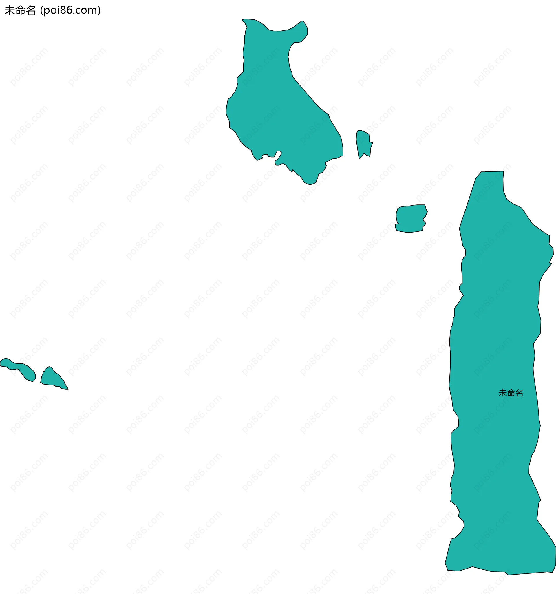 未命名边界地图