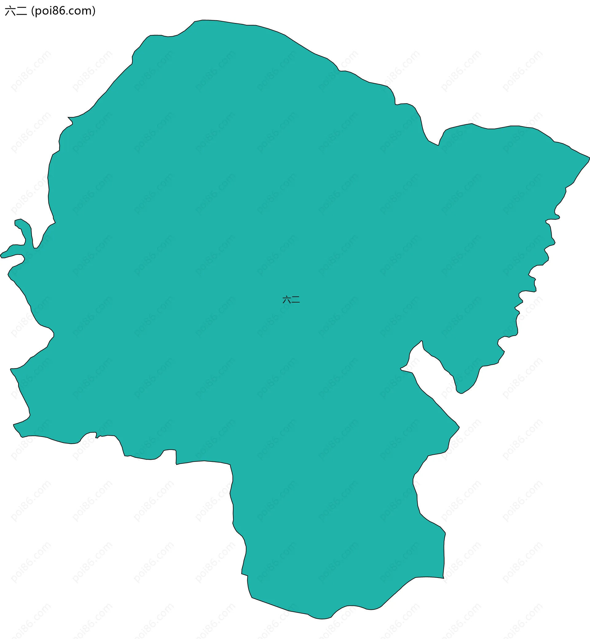 六二边界地图