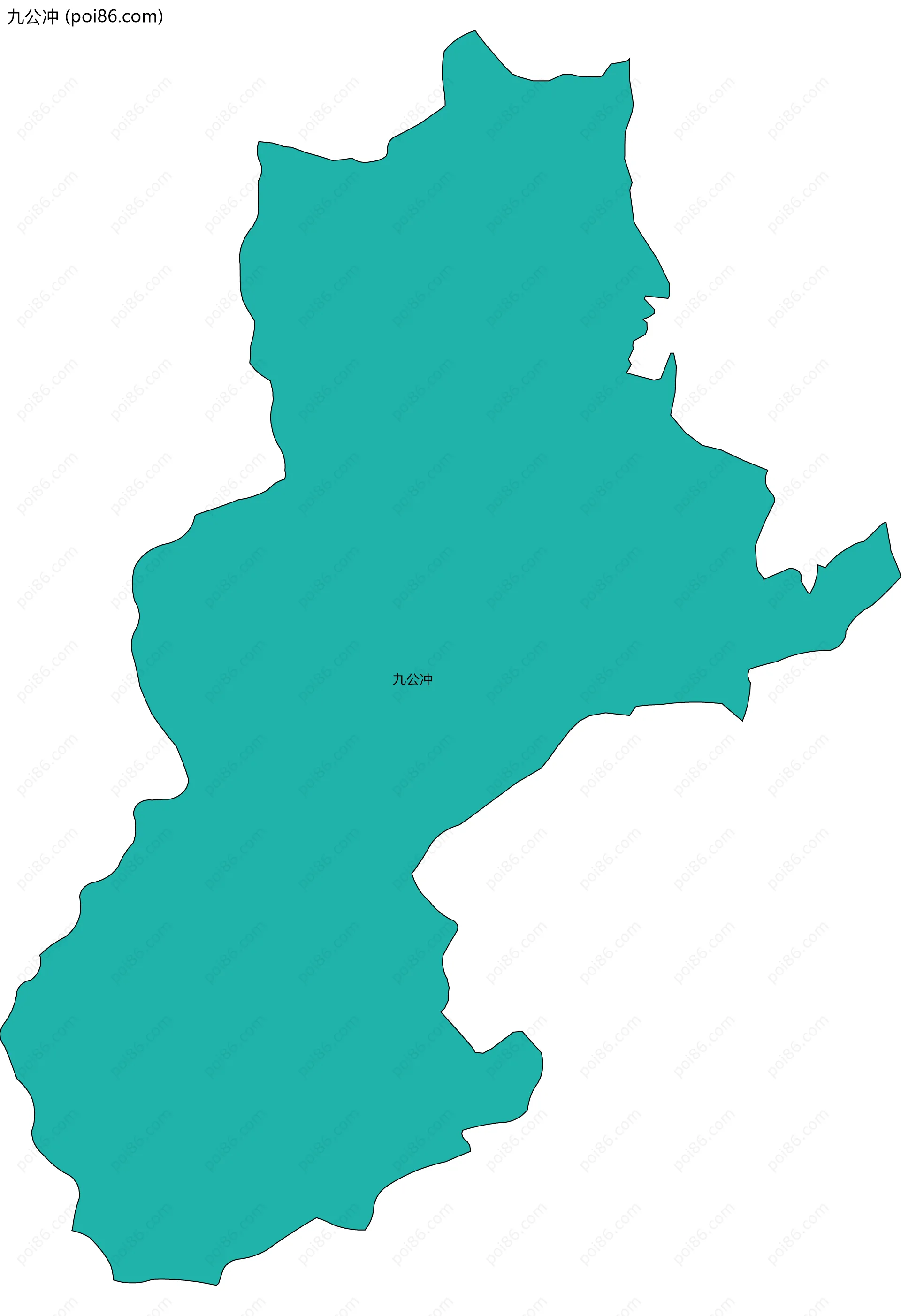 九公冲边界地图