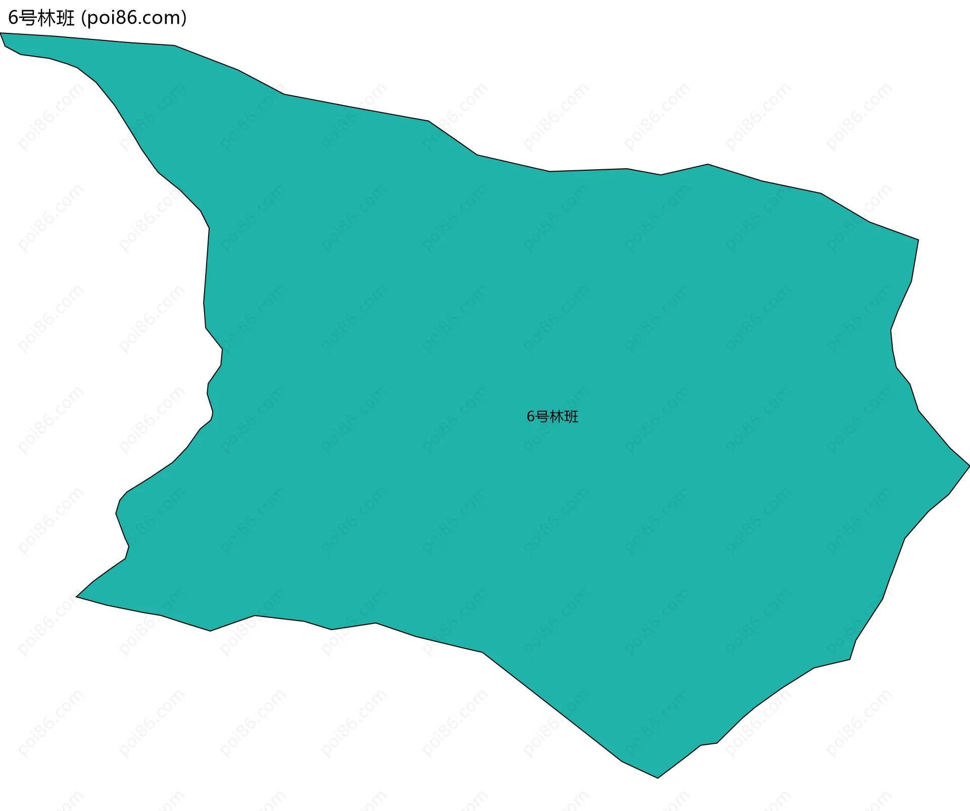 6号林班边界地图