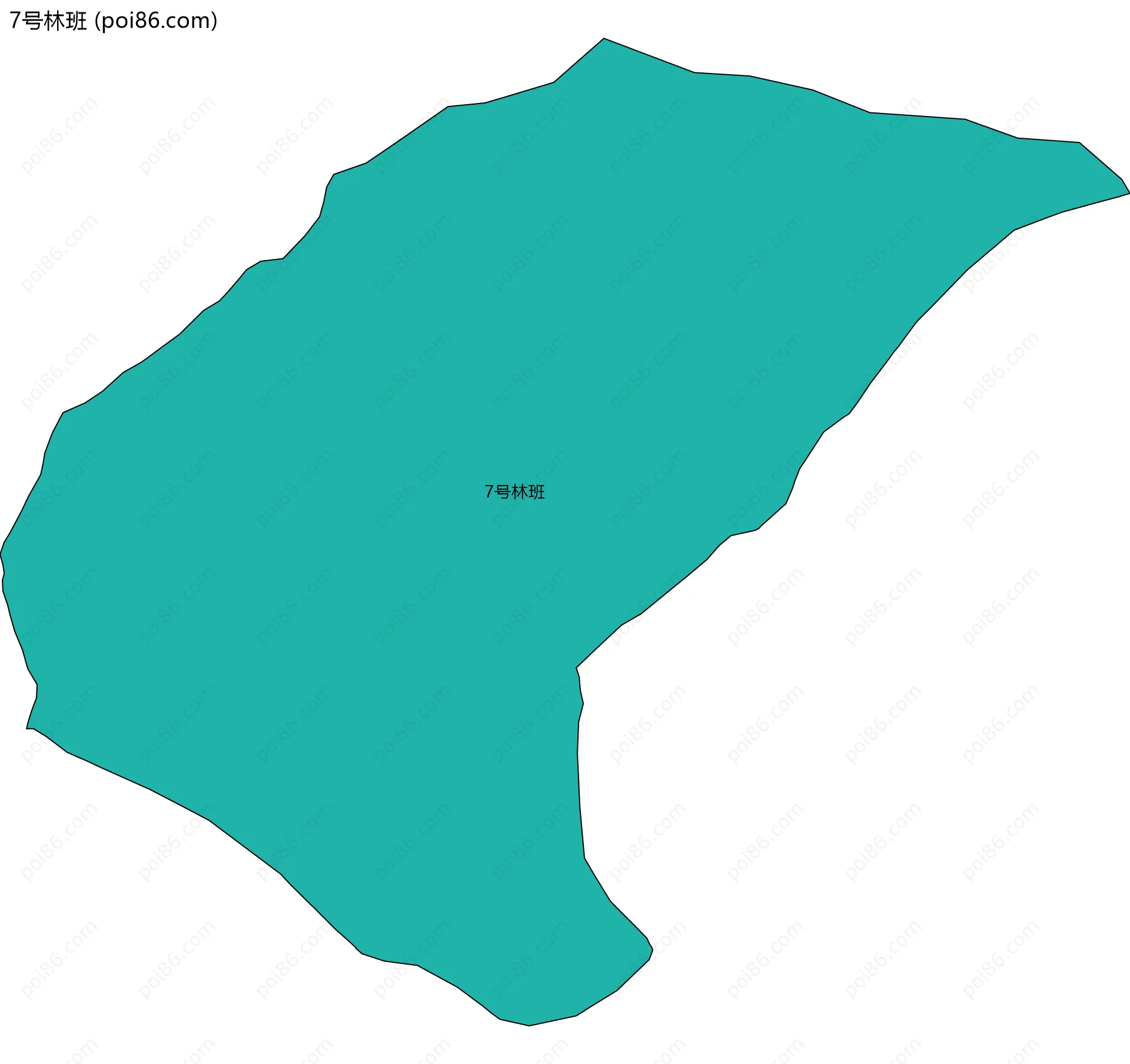 7号林班边界地图