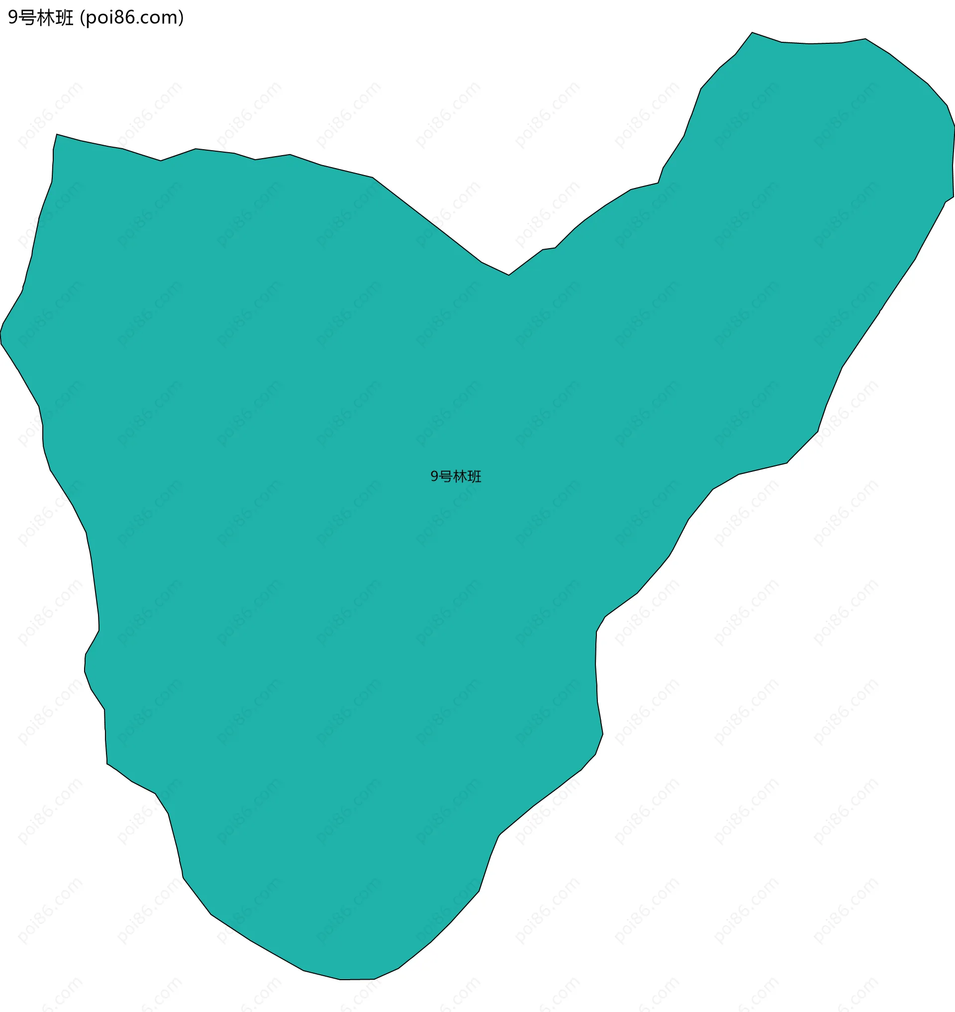 9号林班边界地图