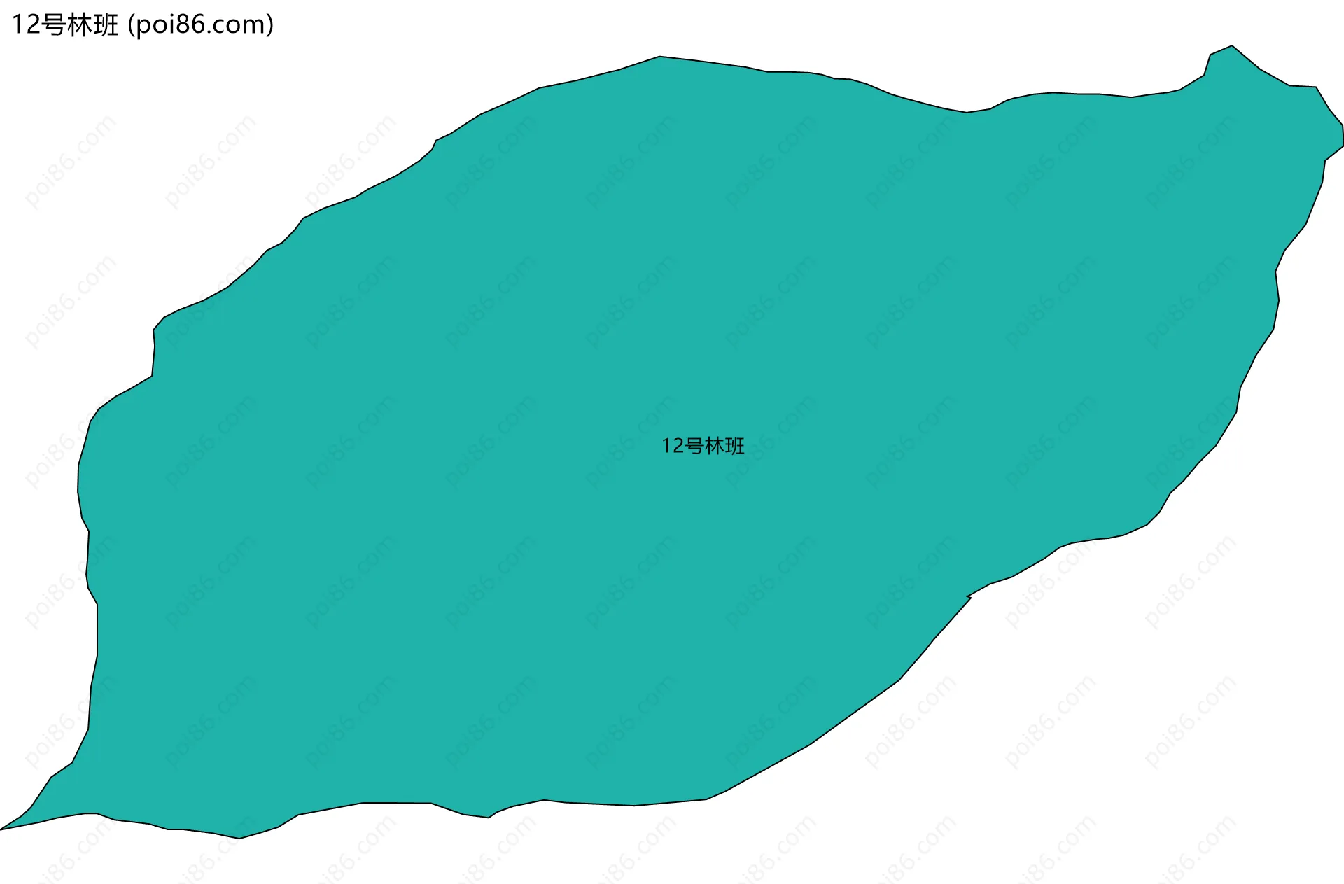 12号林班边界地图