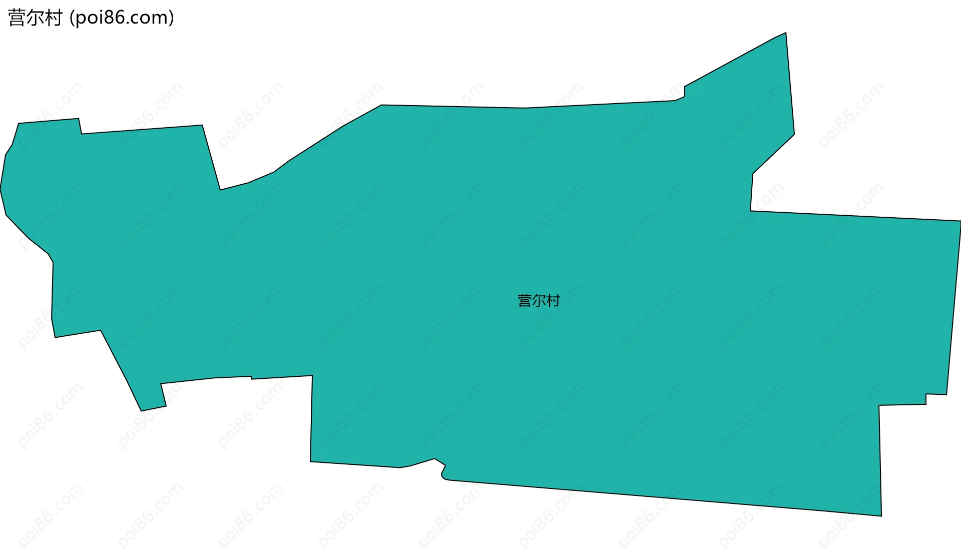 营尔村边界地图