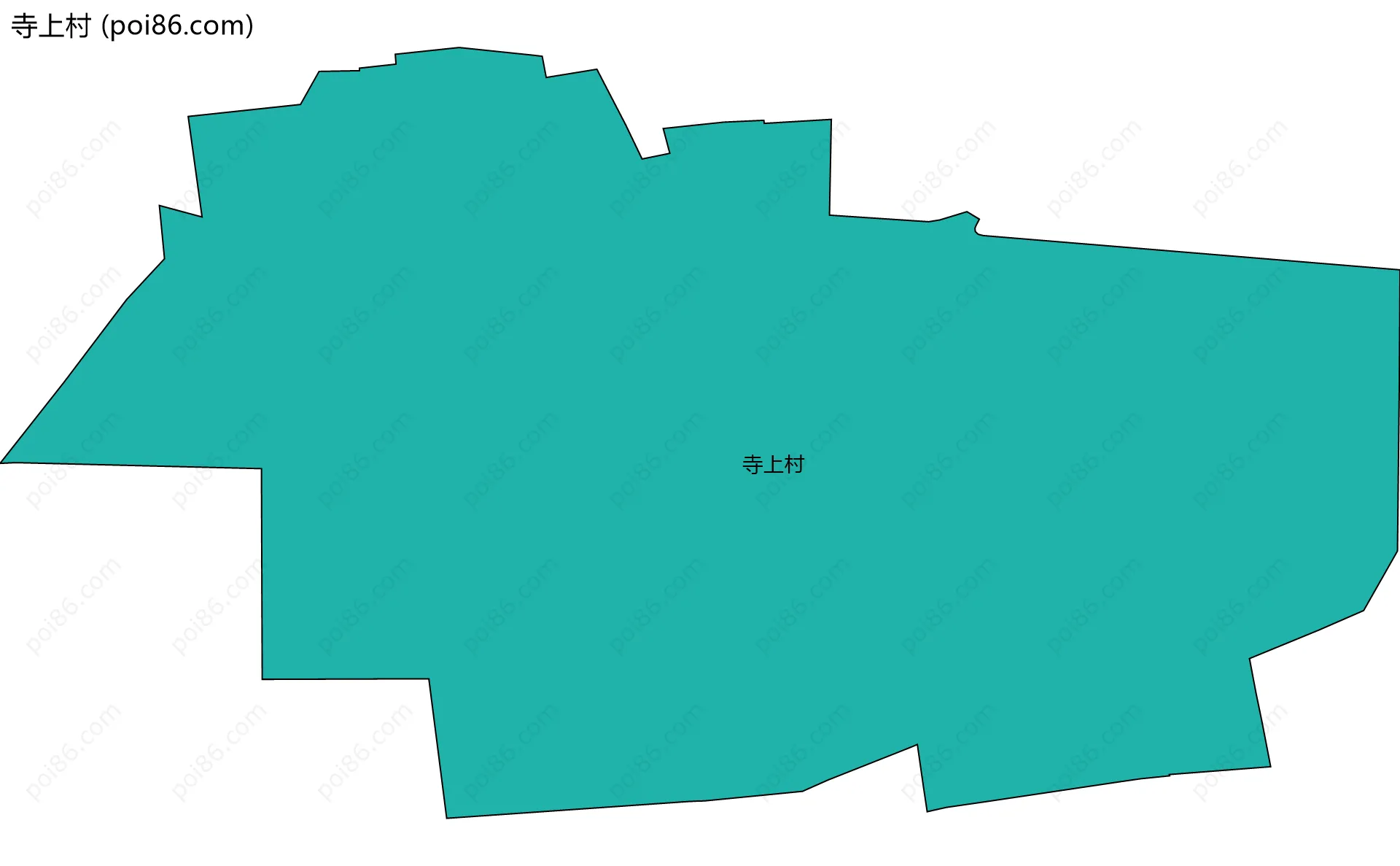 寺上村边界地图