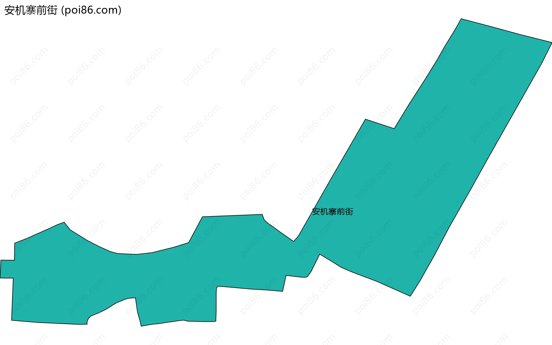 安机寨前街边界地图