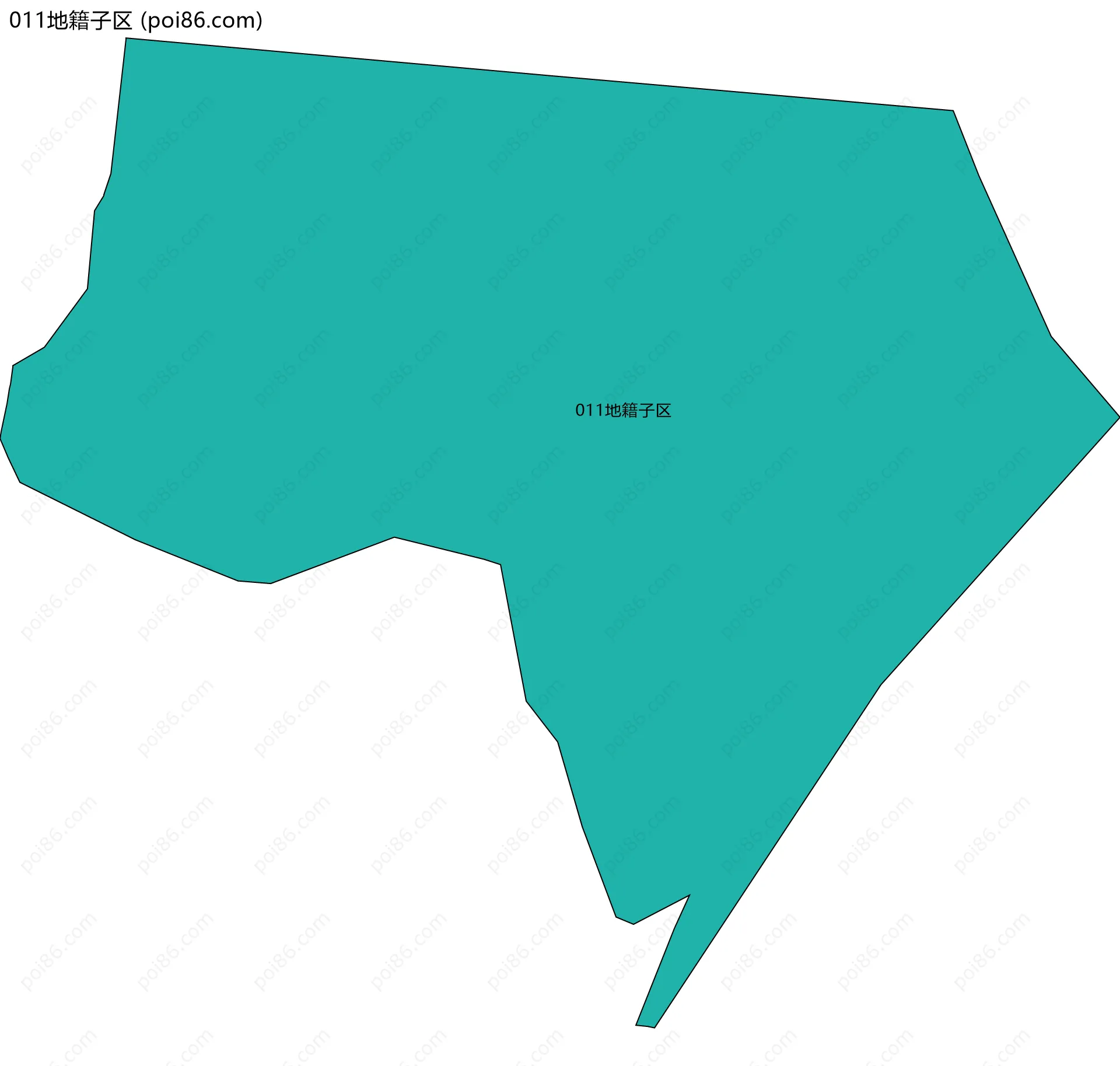 011地籍子区边界地图