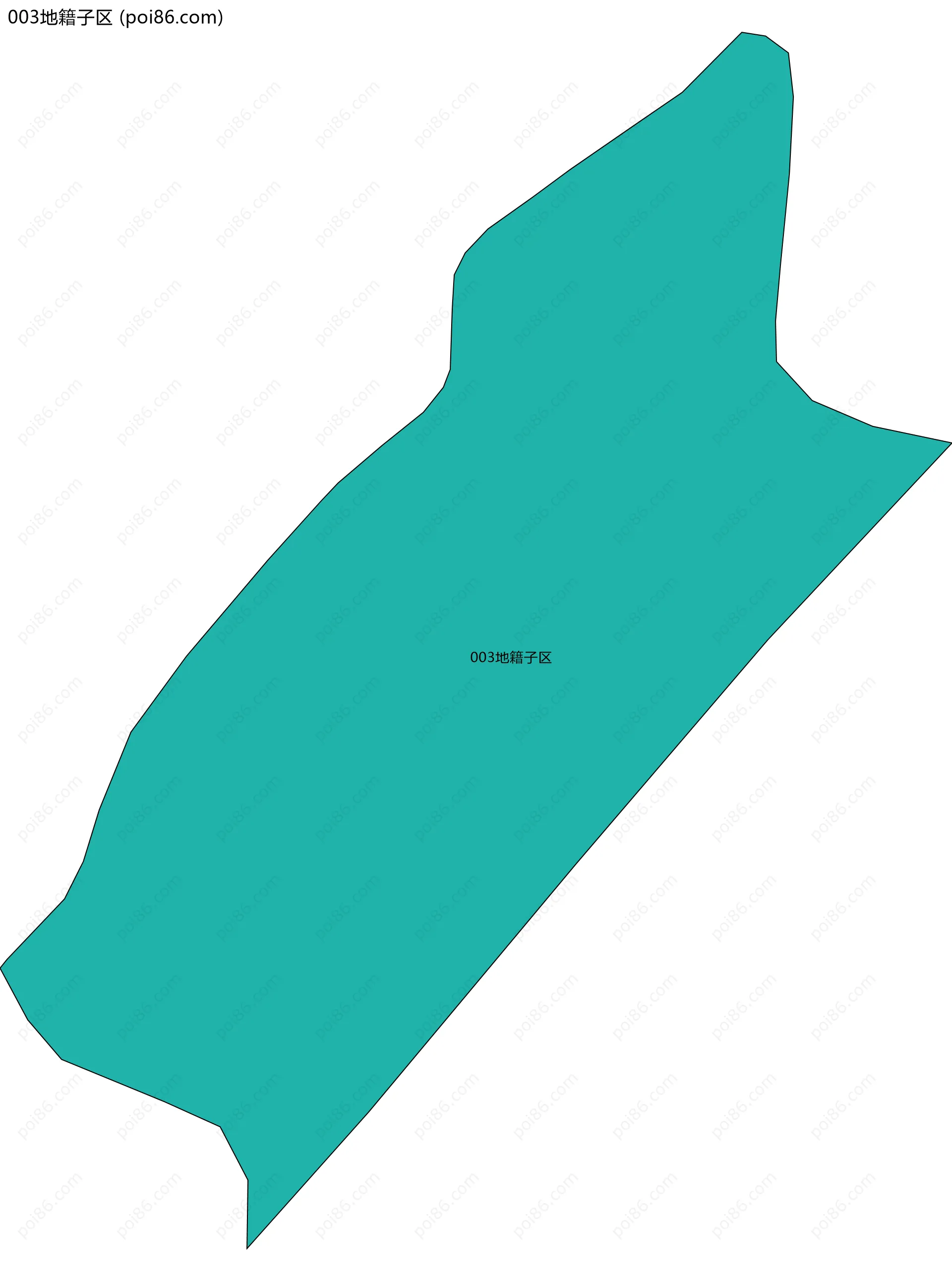 003地籍子区边界地图