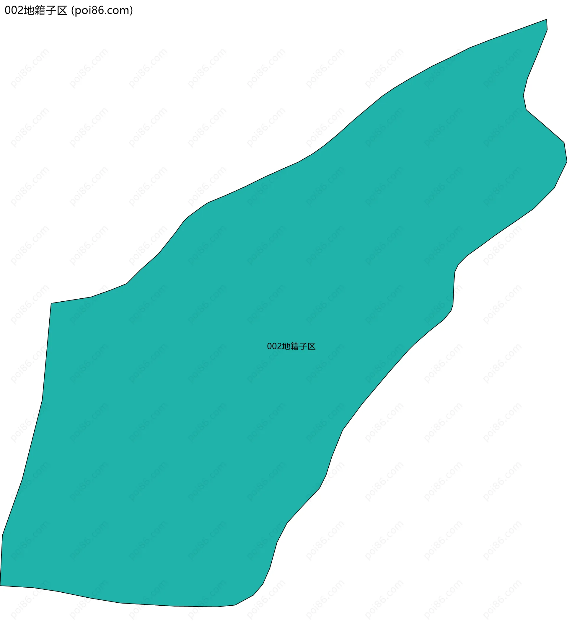 002地籍子区边界地图