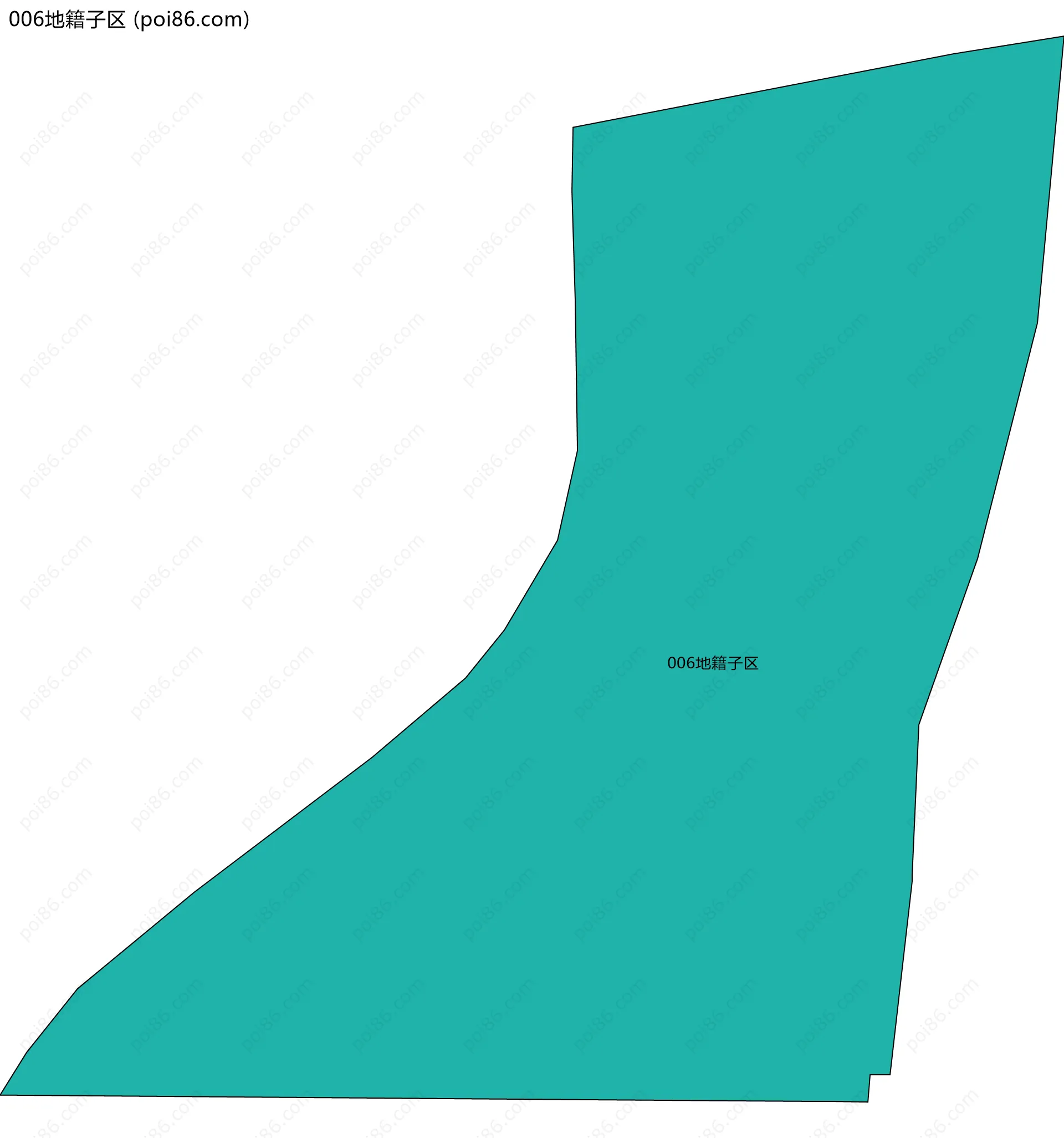 006地籍子区边界地图