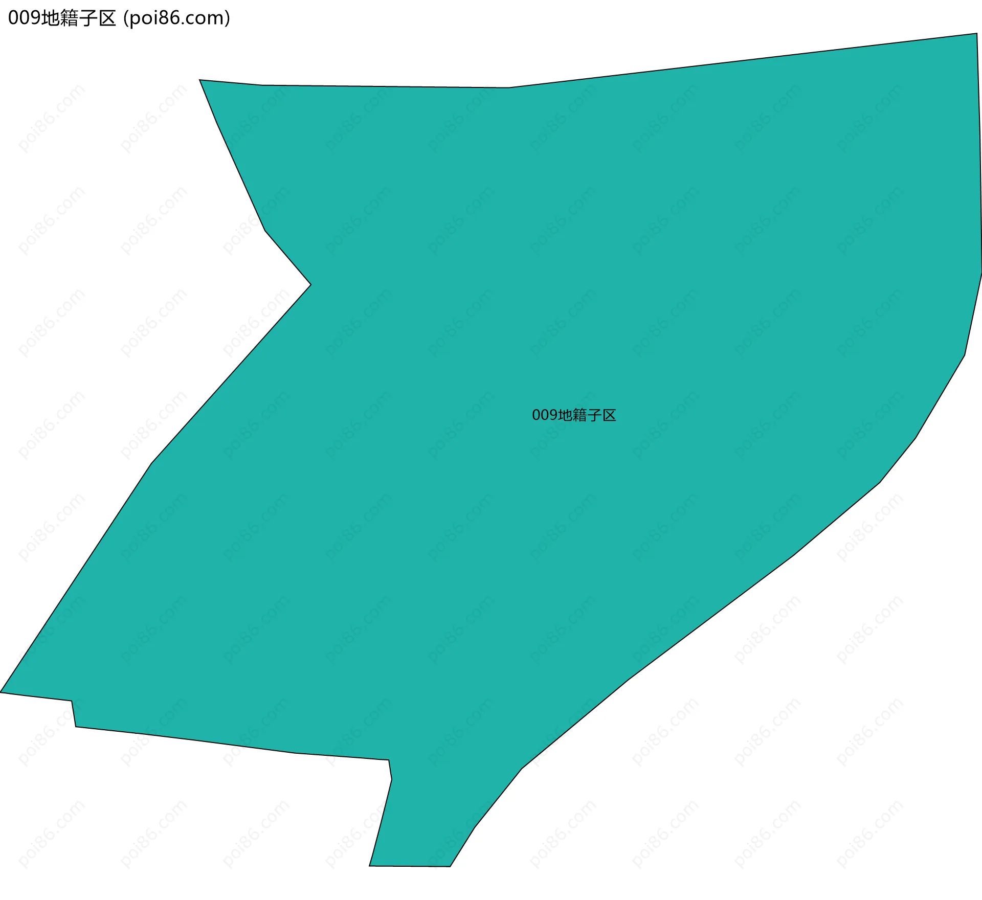 009地籍子区边界地图