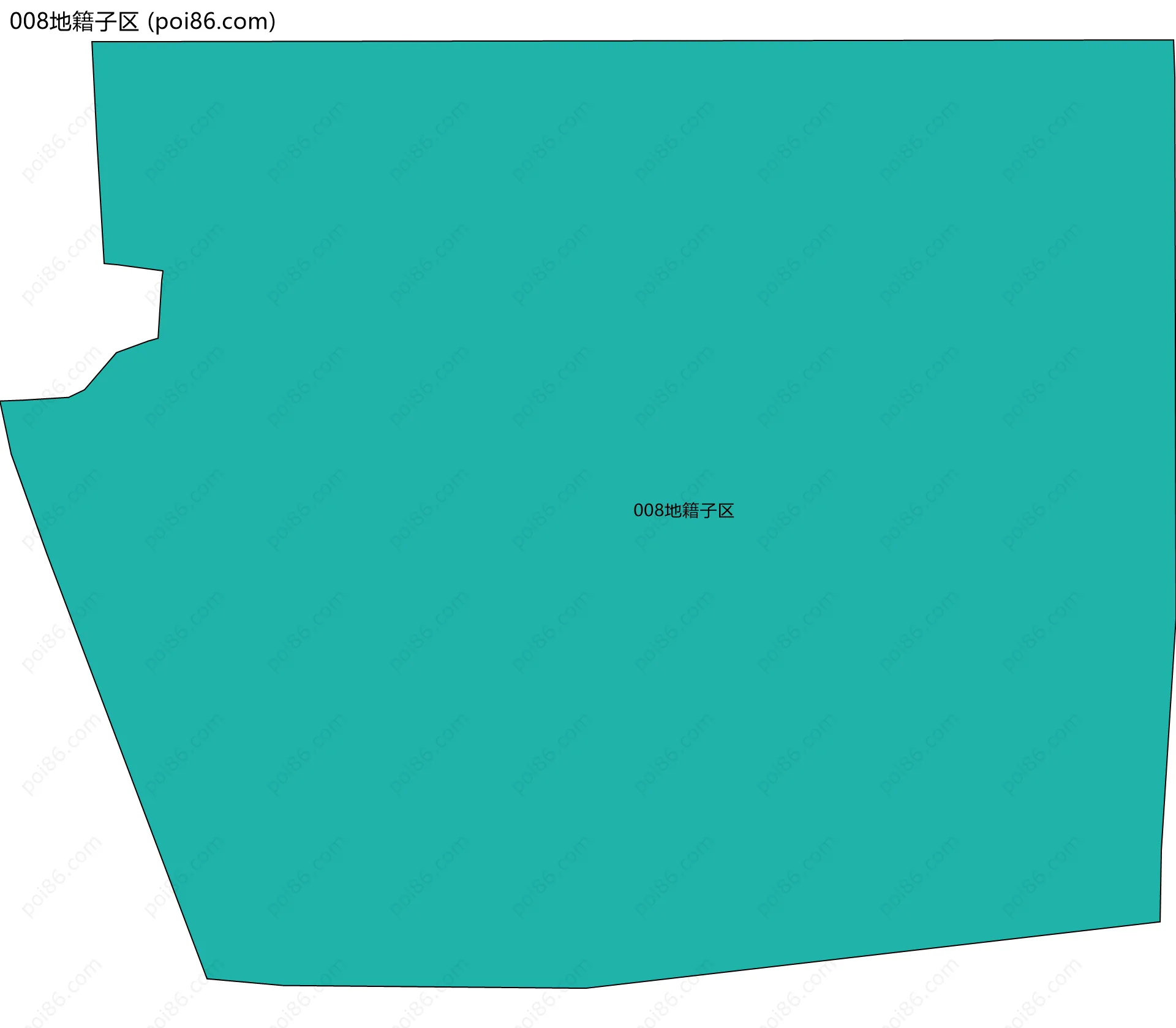 008地籍子区边界地图