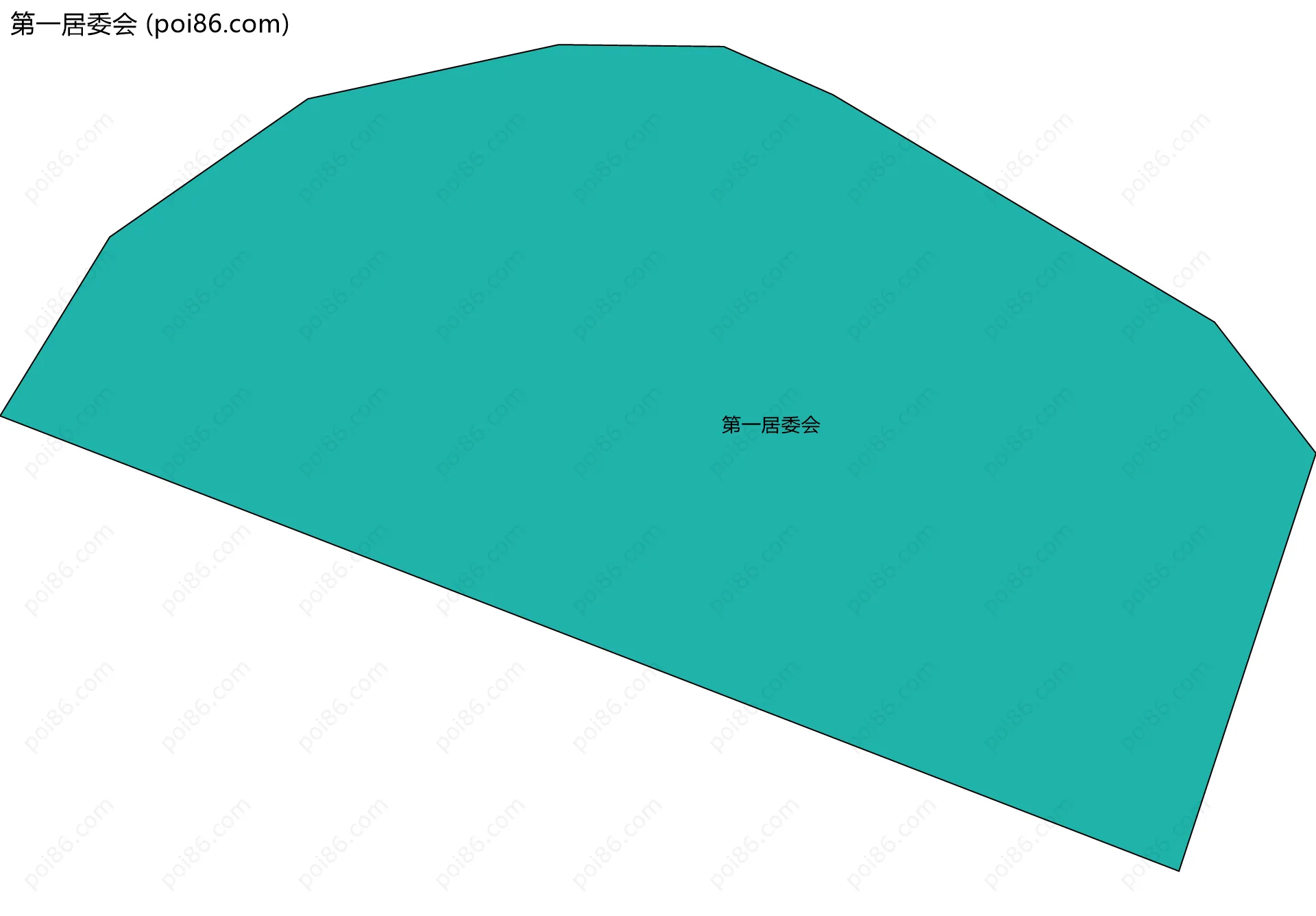 第一居委会边界地图