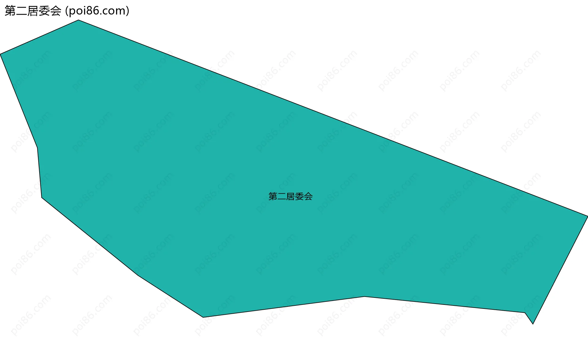 第二居委会边界地图