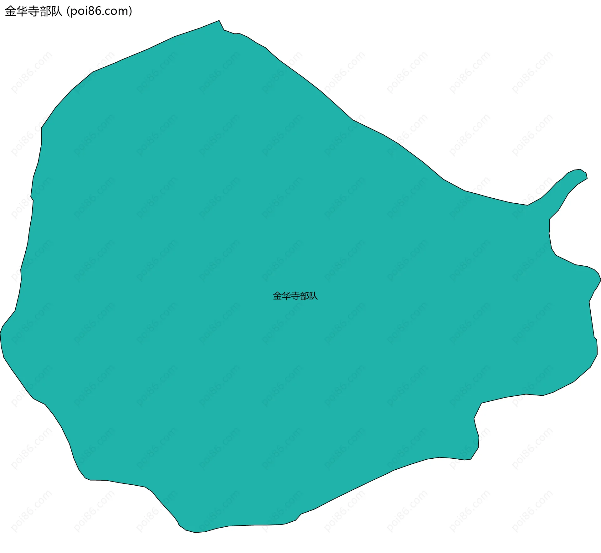 金华寺部队边界地图